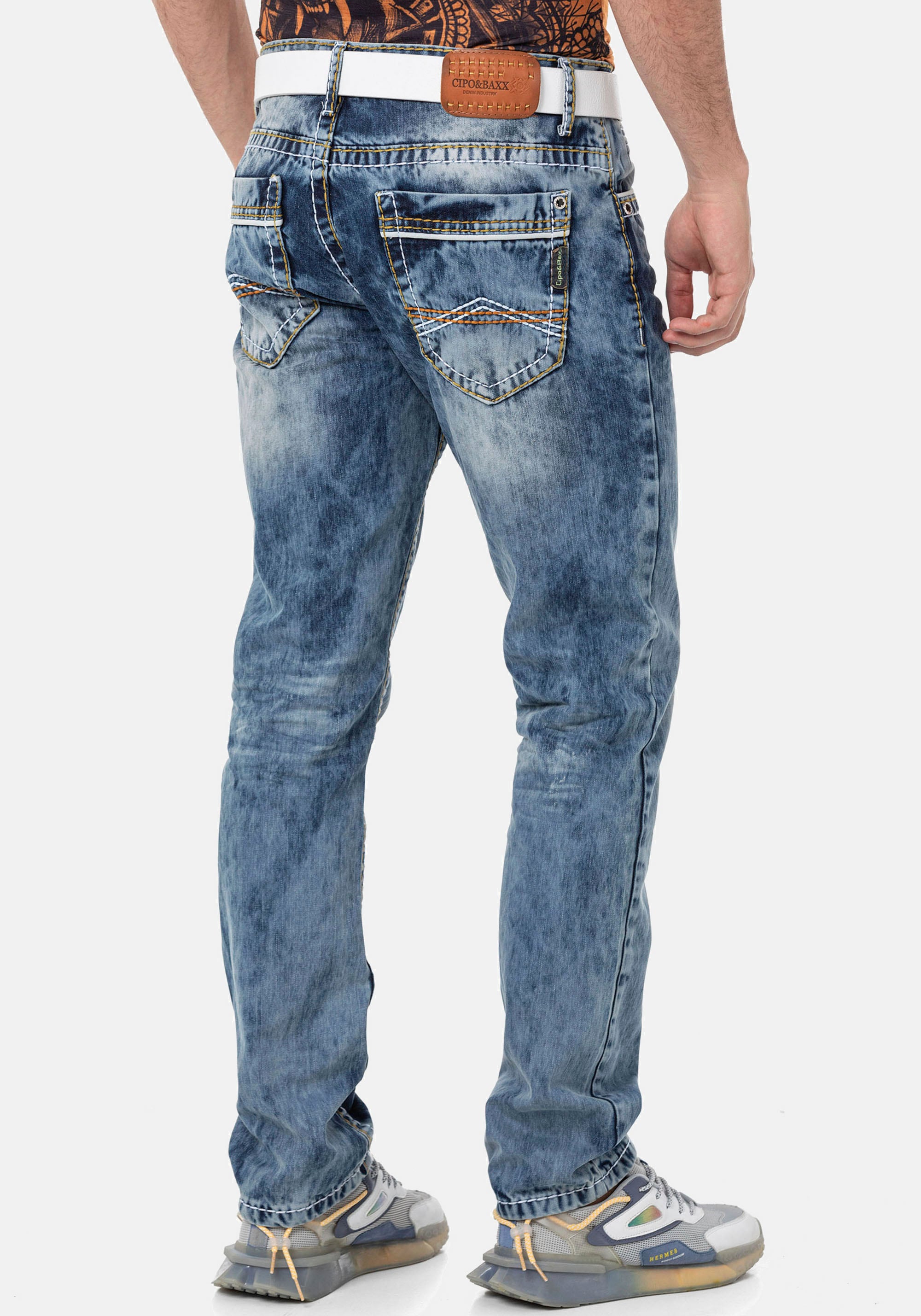Cipo & Baxx Straight-Jeans