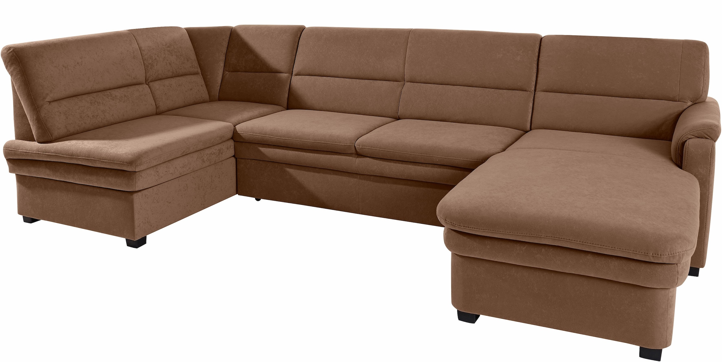 sit&more Wohnlandschaft »Pisa U-Form«, mit Federkern, wahlweise mit Bettfunktion