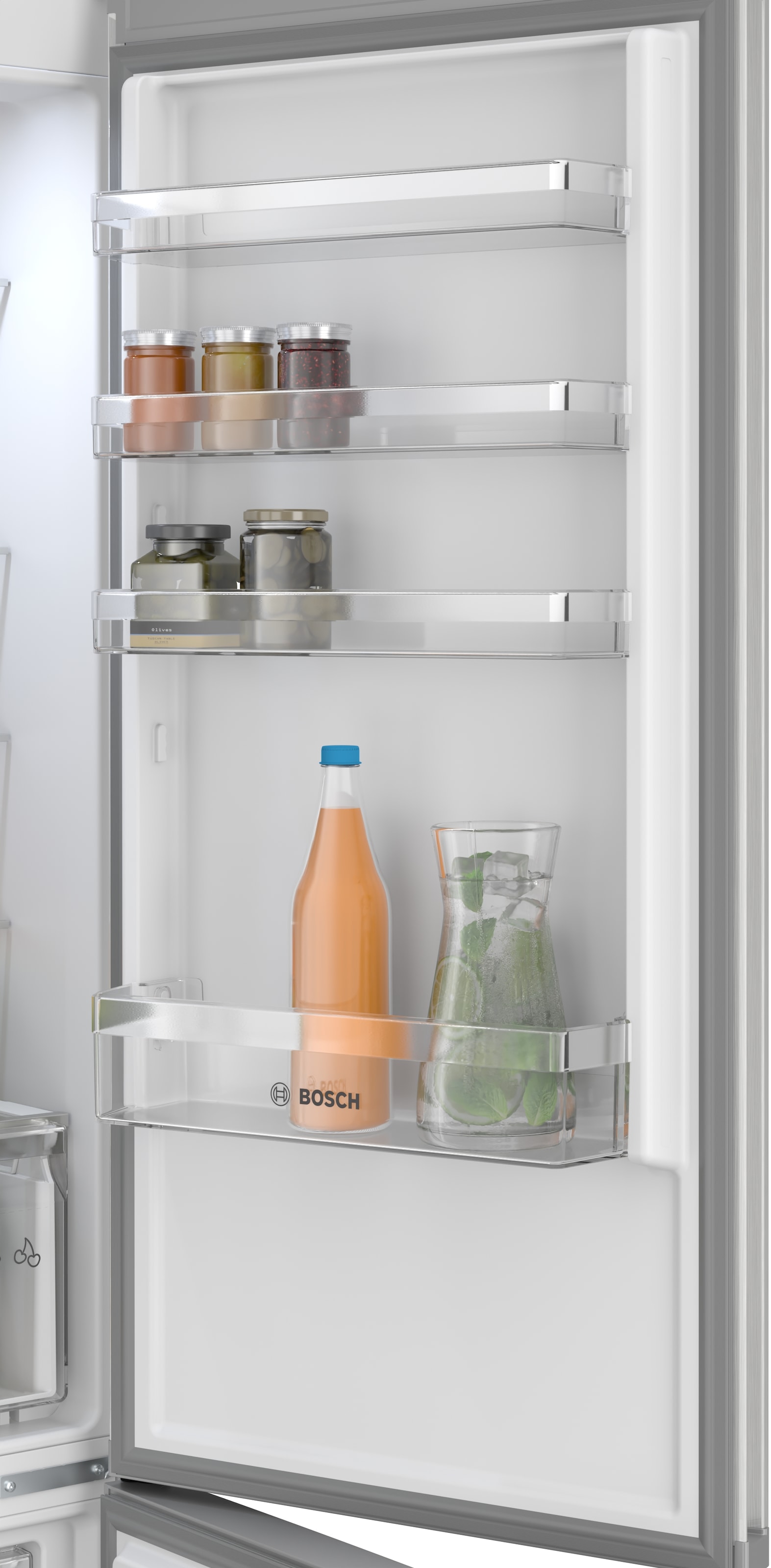 BOSCH Kühl-/Gefrierkombination Serie 4 »KGN392LCG« 203 cm hoch 60 cm breit Total No Frost, VitaFresh XXL <0 °C>, Perfect Fit