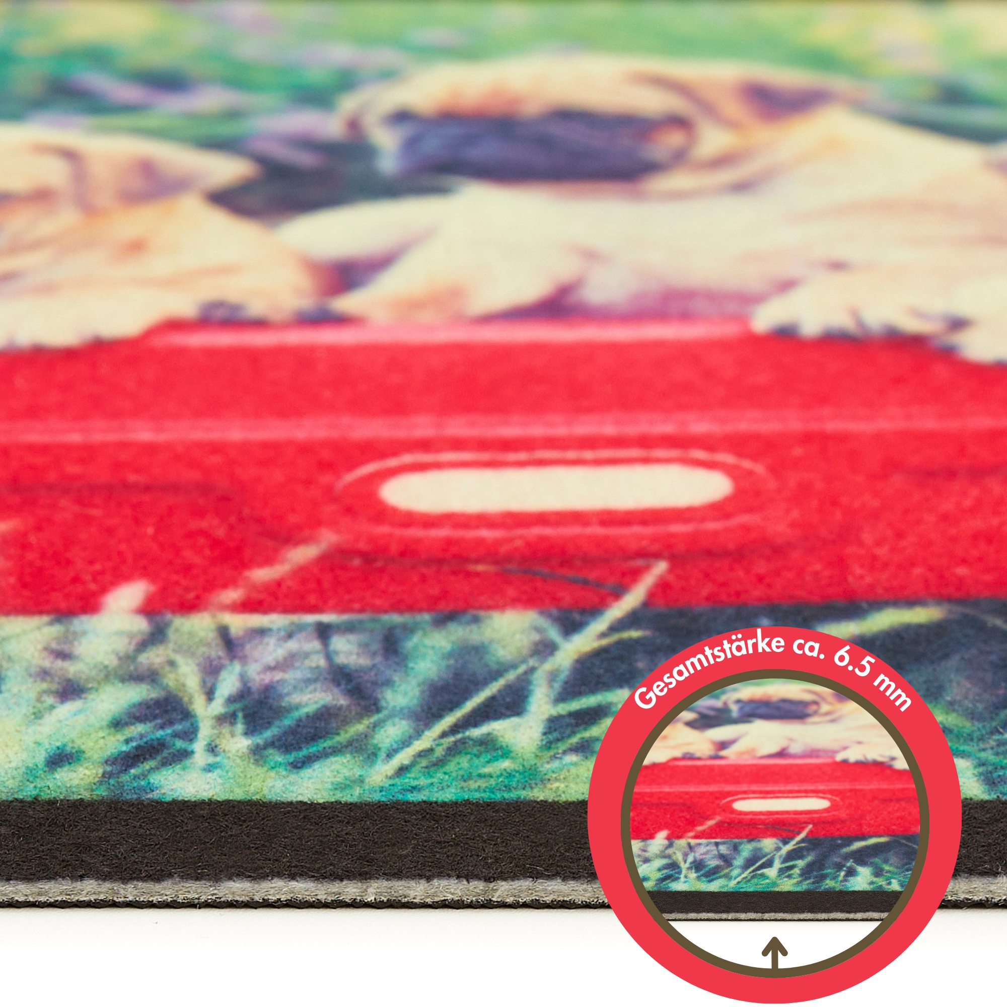 Andiamo Fußmatte »Modern« rechteckig 6,5 mm Höhe Schmutzfangmatte, bedruckt, diverse Motive, In- und Outdoor geeignet
