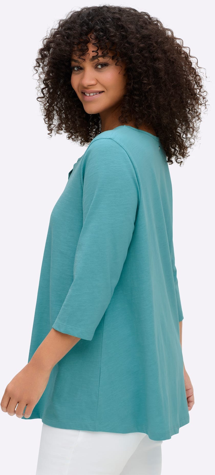 Sheego 3/4-Arm-Shirt »3/4-Arm-Shirt«, (1 tlg.)