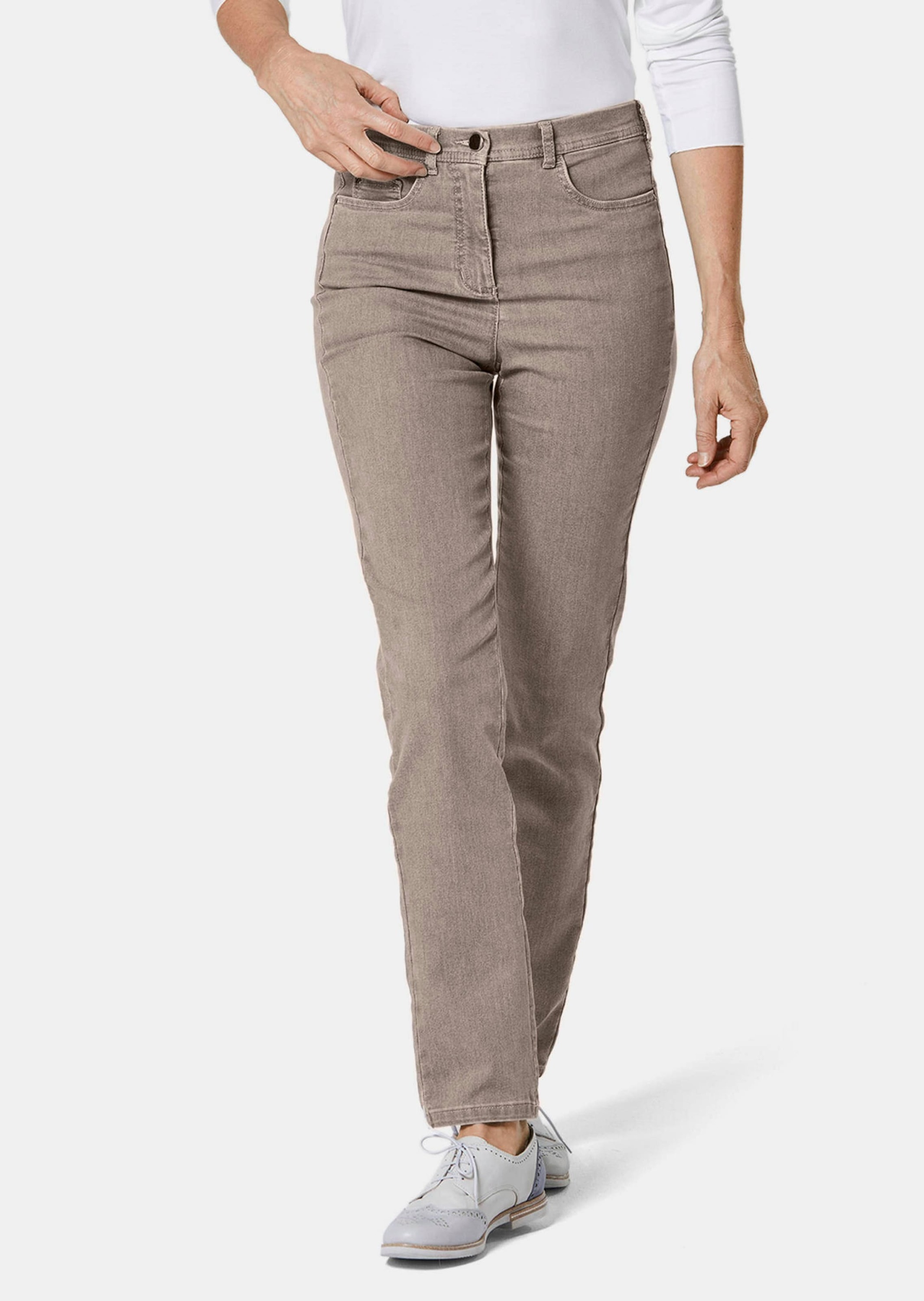 GOLDNER Regular-fit-Jeans »Damen Jeans Slim Fit LOUISA mit Stretch-Anteil«