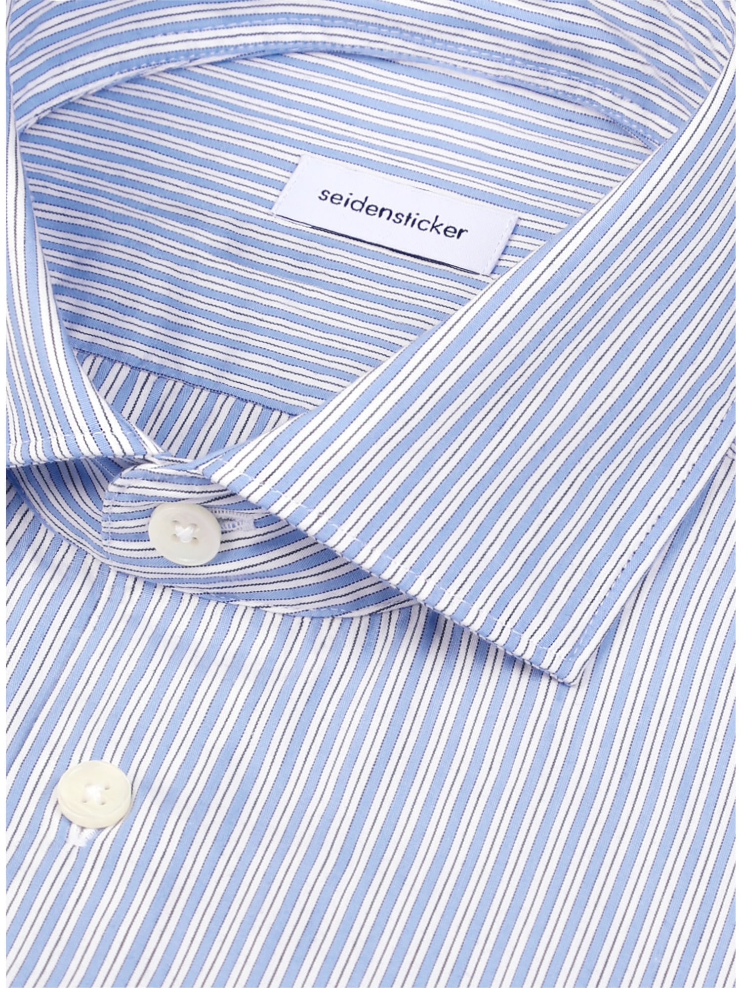 seidensticker Businesshemd Slim 1/1 Kentkragen Gestreift