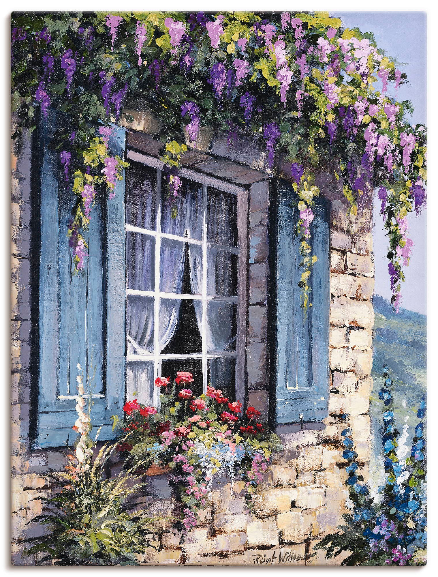 »Fenster Wandbild & Fenster bestellen als Größen Leinwandbild, I«, Poster St.), versch. Artland bequem (1 Wandaufkleber Türen, in oder