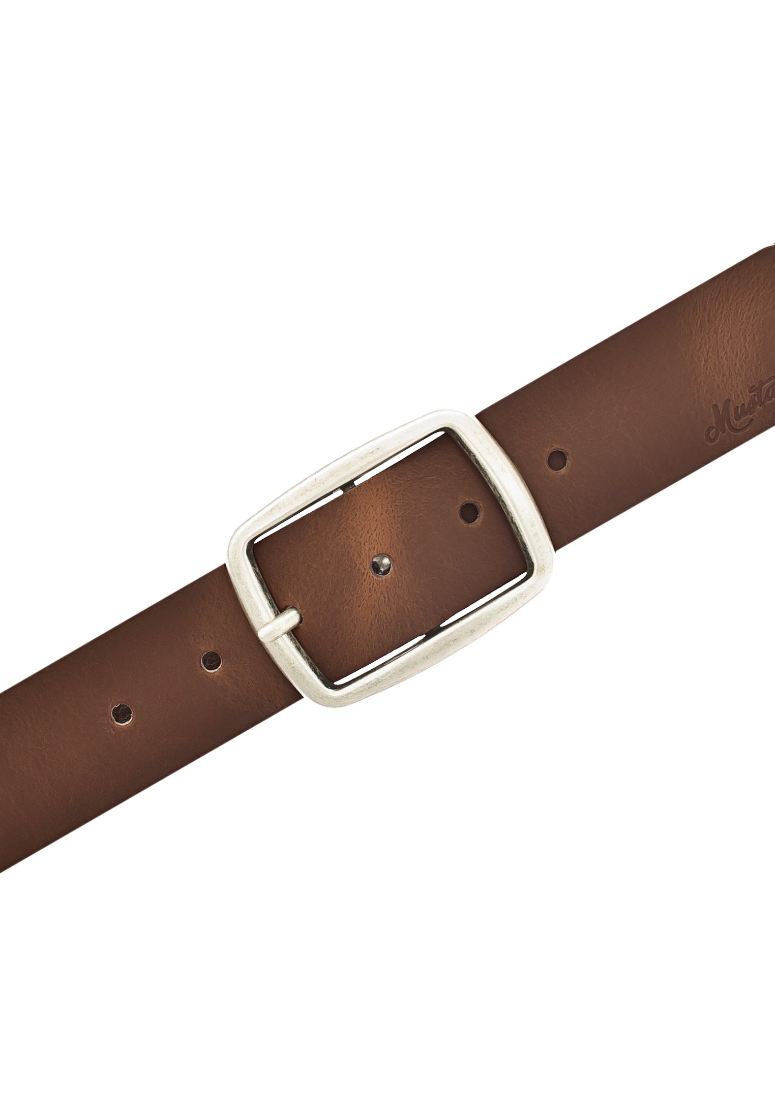 MUSTANG Ledergürtel Pull-Up-Leder mit Vintagecharakter, 4 cm