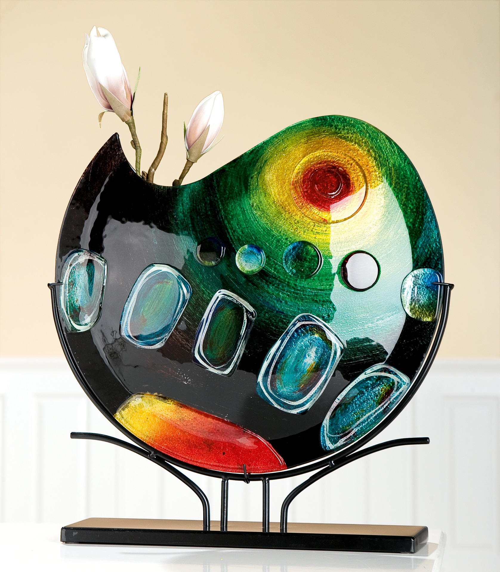 GILDE GLAS art Dekovase »Sunrise«