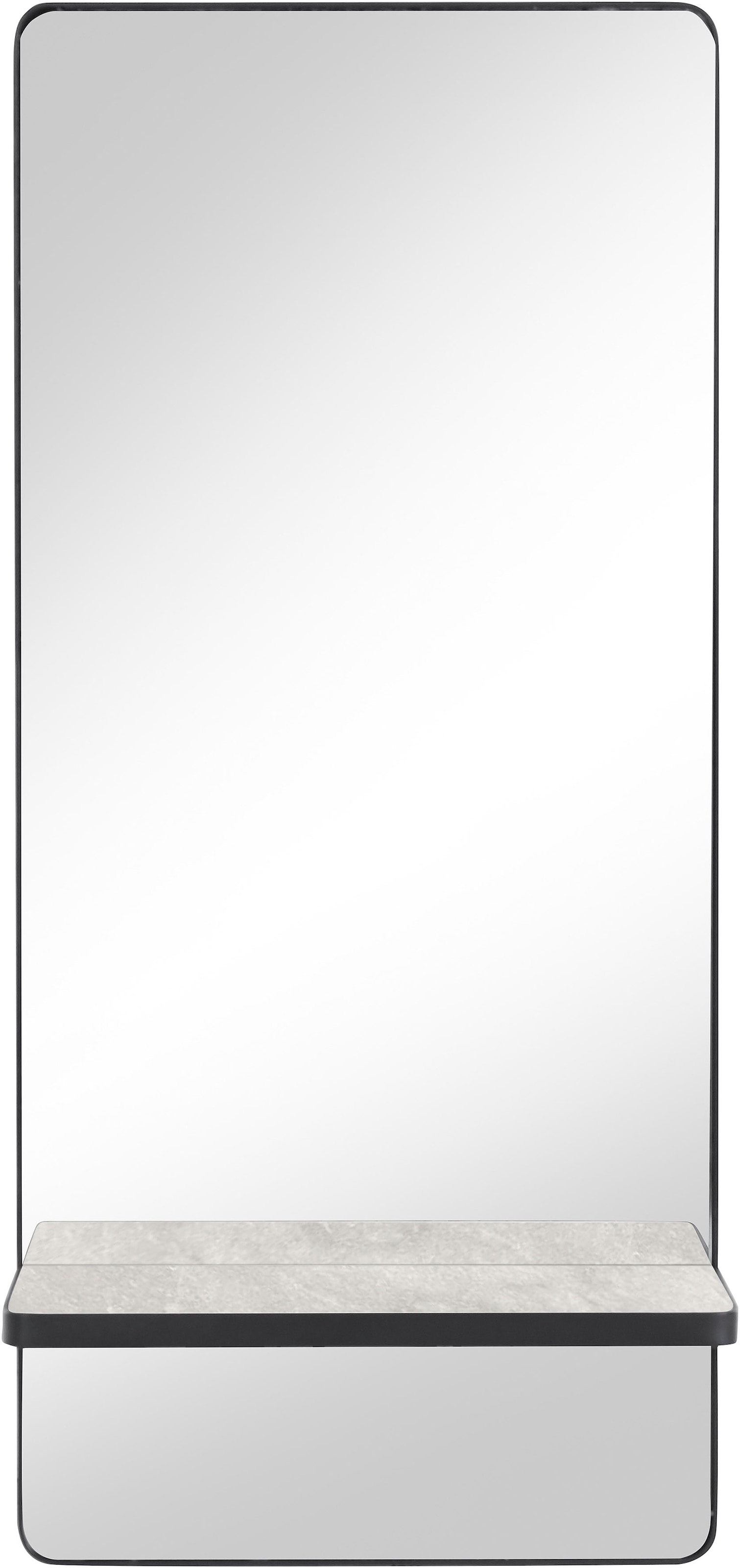 Guido Maria aus kaufen Wandspiegel Jahren rechteckig, Rahmen schwarz«, mit Metall, | online modern St.), (1 XXL Marmor, Ablage 3 aus Garantie Kretschmer mit »Nookiema, Home&Living
