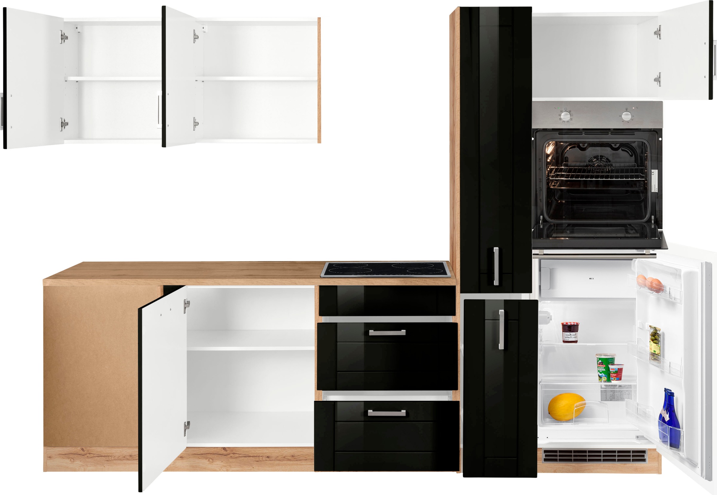 KOCHSTATION Winkelküche »KS-Tinnum« ohne E-Geräte, Stellbreite 240/270 cm