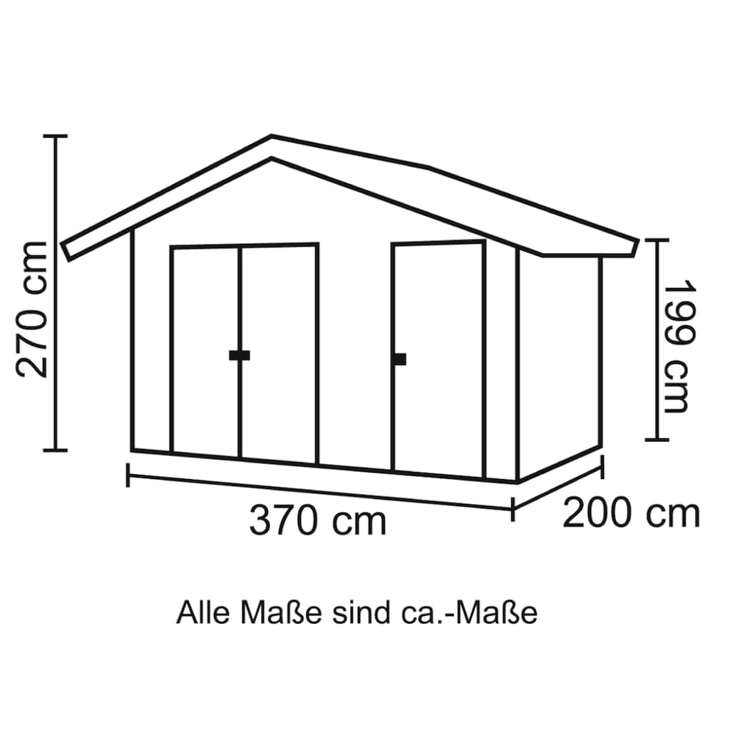 weka Gartenhaus »Gr.1«