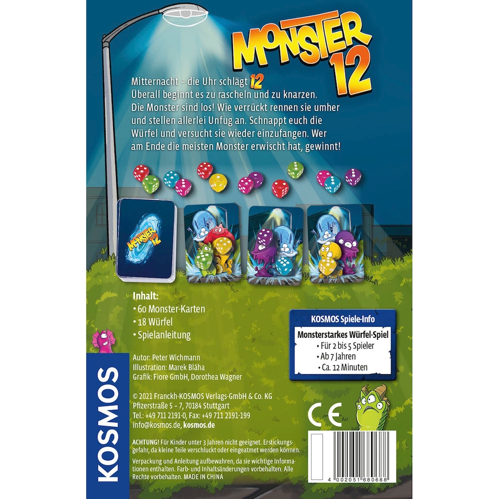 Kosmos Spiel »Monster 12«