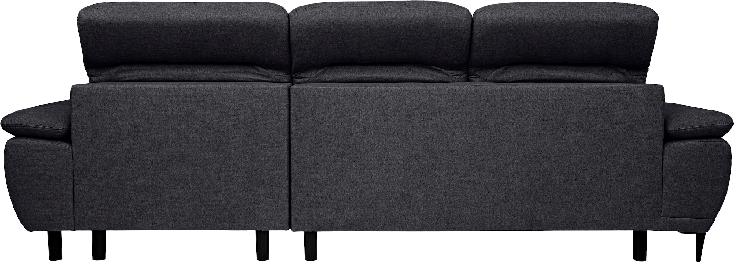 WERK2 Ecksofa »Focus-S, inkl. elektr. Sitzvorzug, manuelle Kopfteilverstellung« elektr. Sitztiefenverstellung, flexible Kopfstützen, 12cm Füße, L-Form