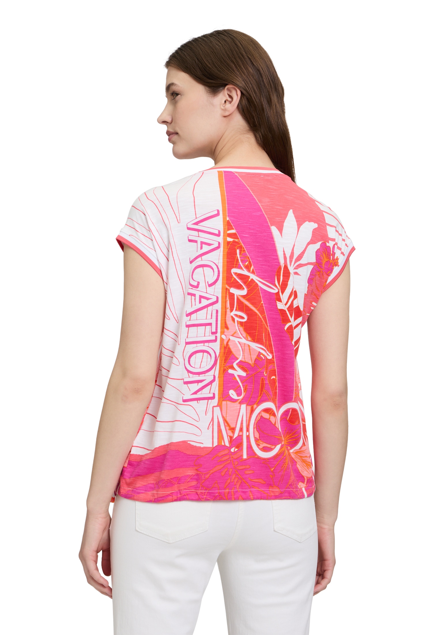 Betty Barclay Kurzarmshirt »Printshirt mit Tunnelzug«