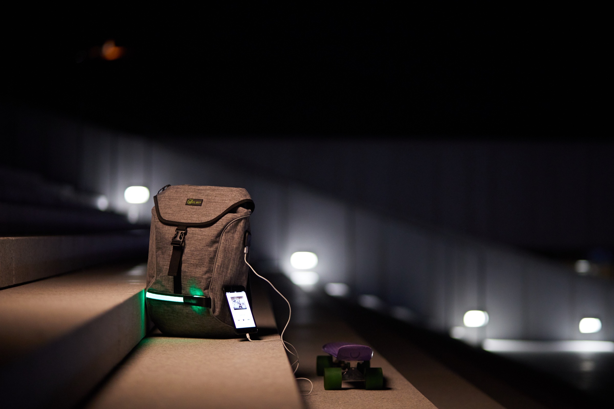 Wheel-Bee Schulrucksack »Wheel Bee Backpack City Lights«