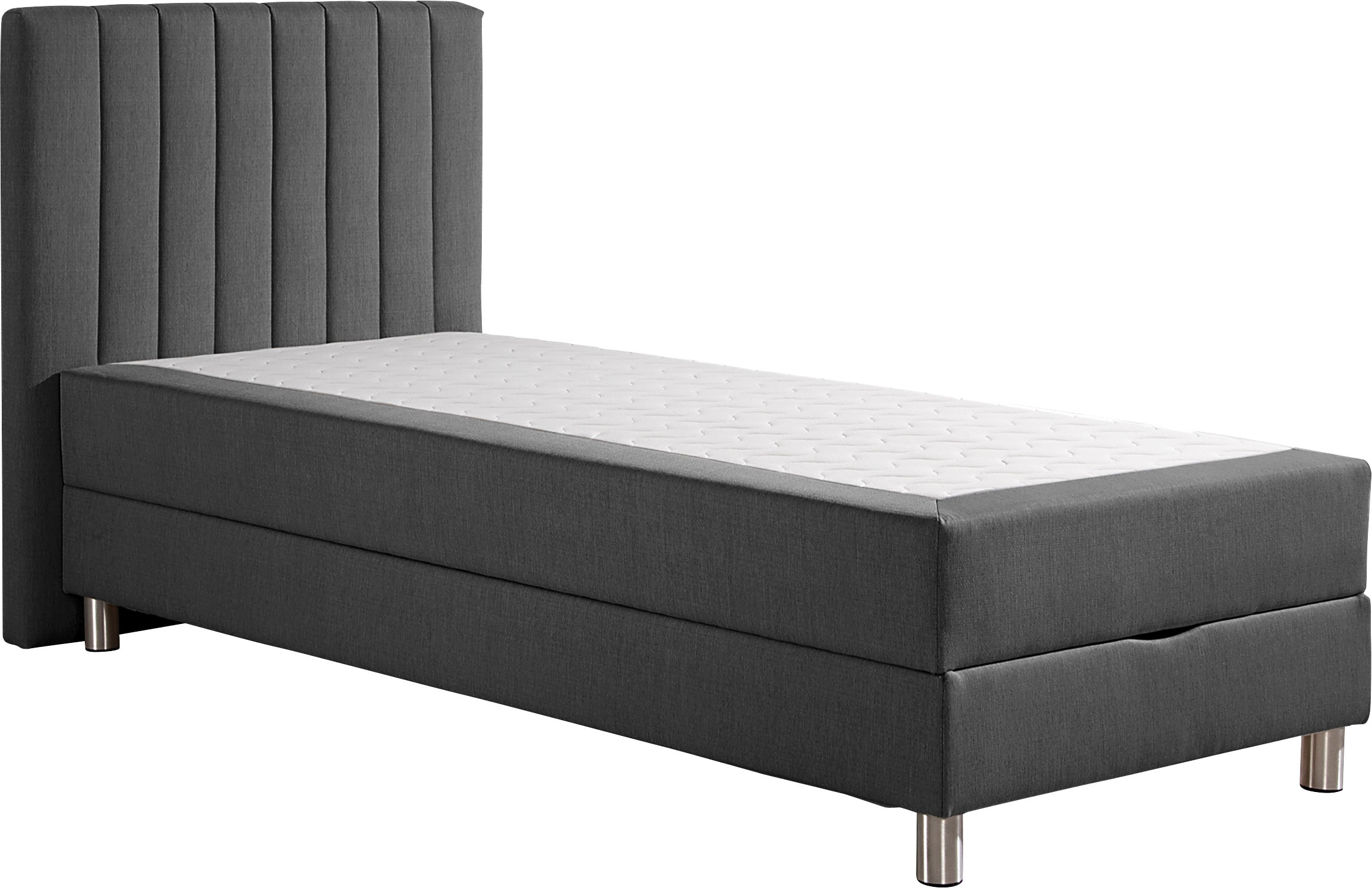 Maintal Boxbett mit Bettkasten und Kaltschaum-Topper