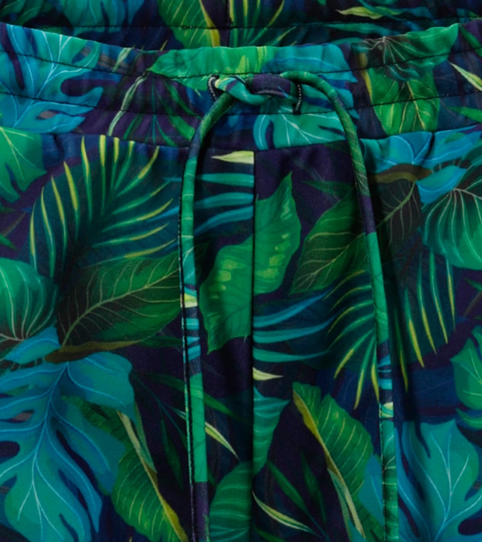Aniston SELECTED Schlupfhose, mit großflächigem und abstraktem Blättermuster - NEUE KOLLEKTION