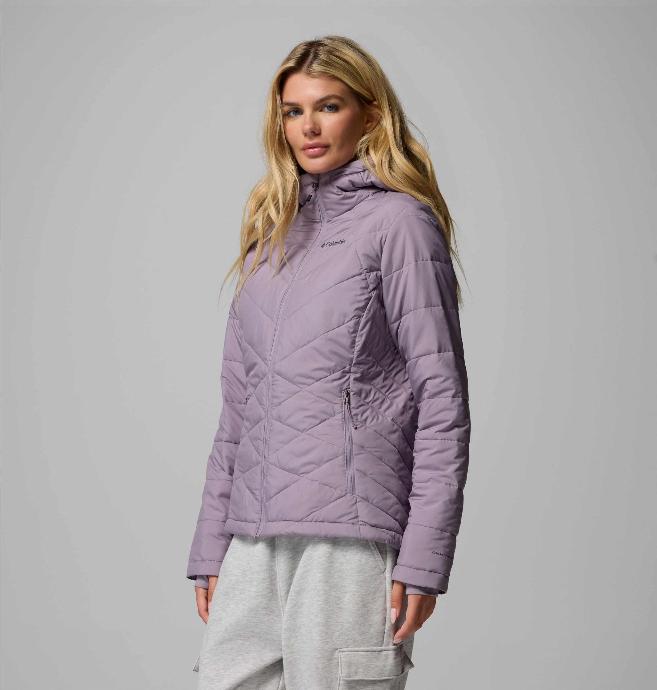 Columbia Steppjacke »HEAVENLY HOODED JACKET«, (1 St.), mit Kapuze