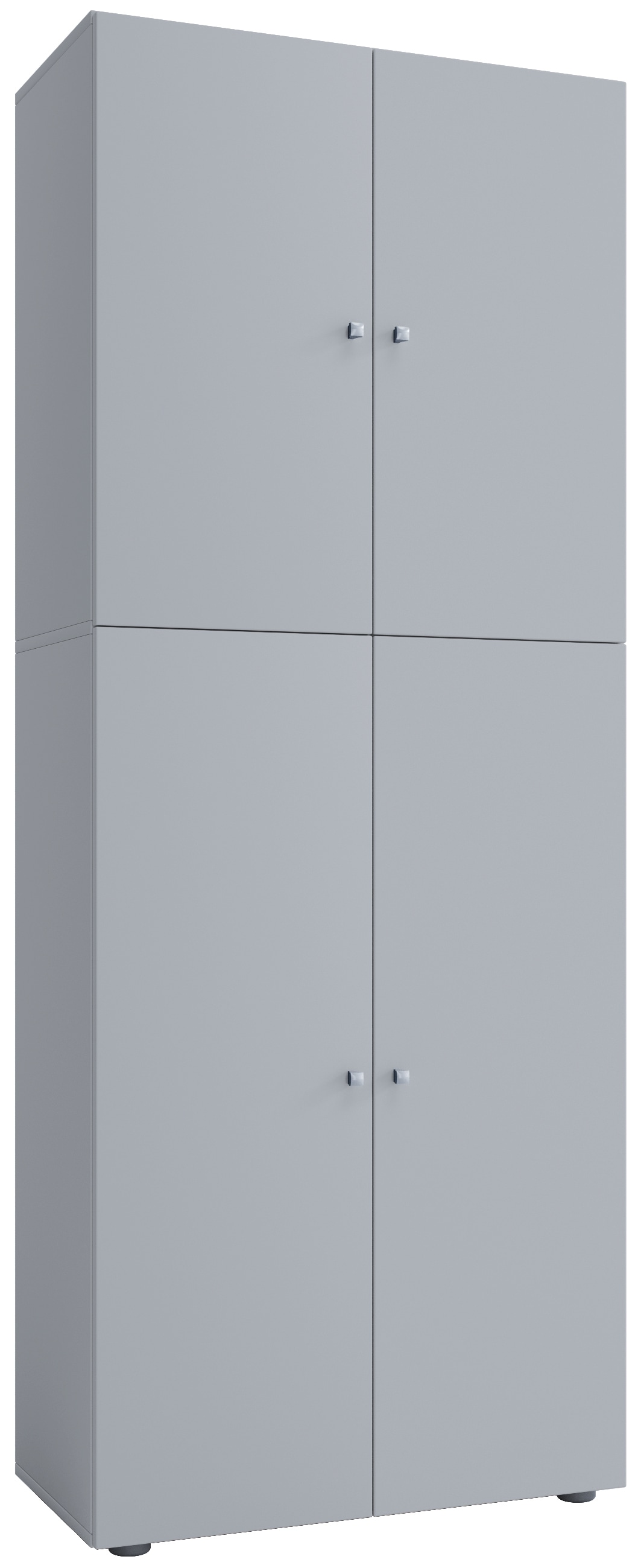VCM Mehrzweckschrank »VCM Holz Besenschrank | 6 Fächer | Haushaltsschrank | Maße: B. 70 x H. 184 x T. 40 cm | 4 Drehtüren - Lona«, (1 St.)