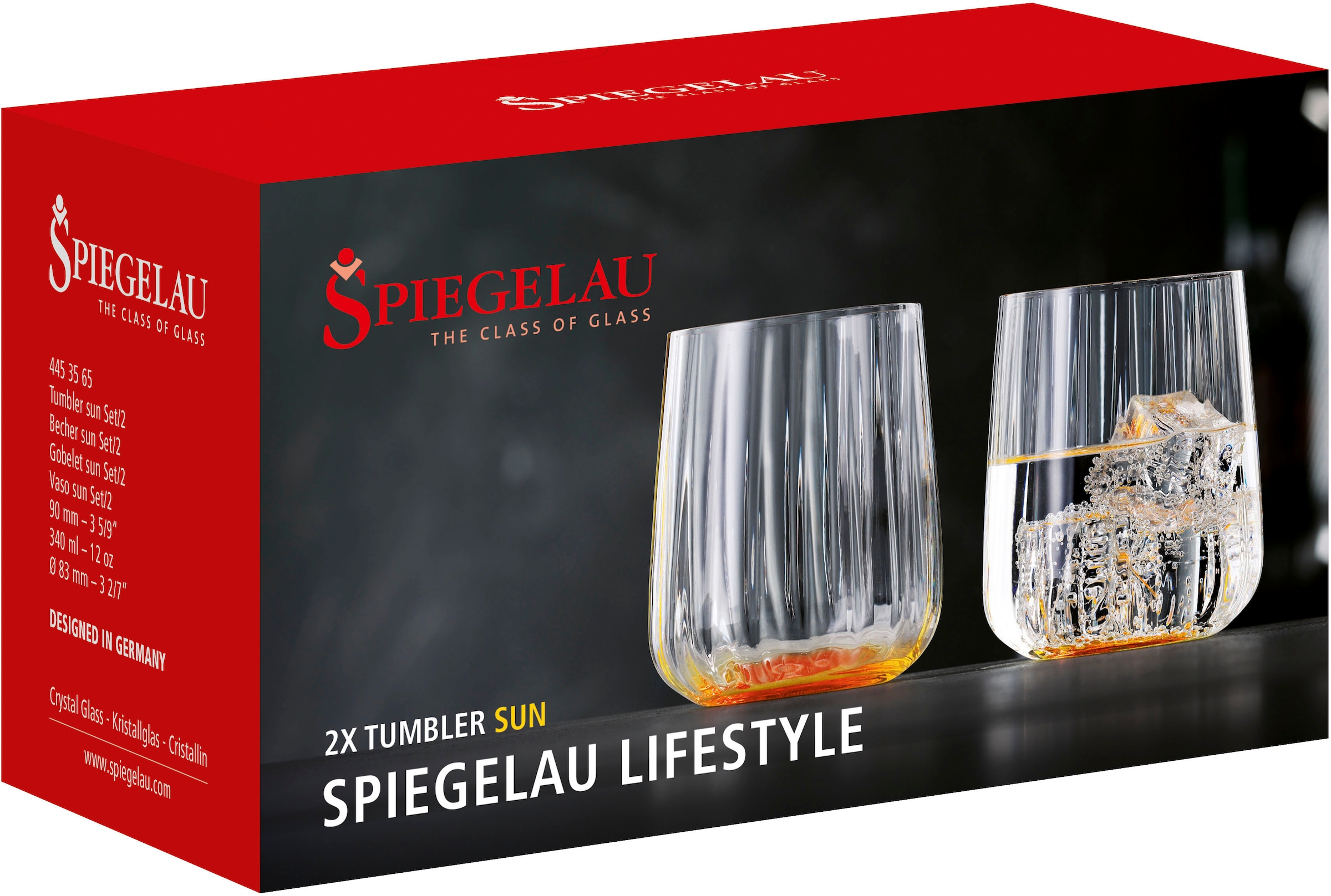 SPIEGELAU Becher »LifeStyle«, (Set, 2 tlg.), 340 ml, 2-teilig