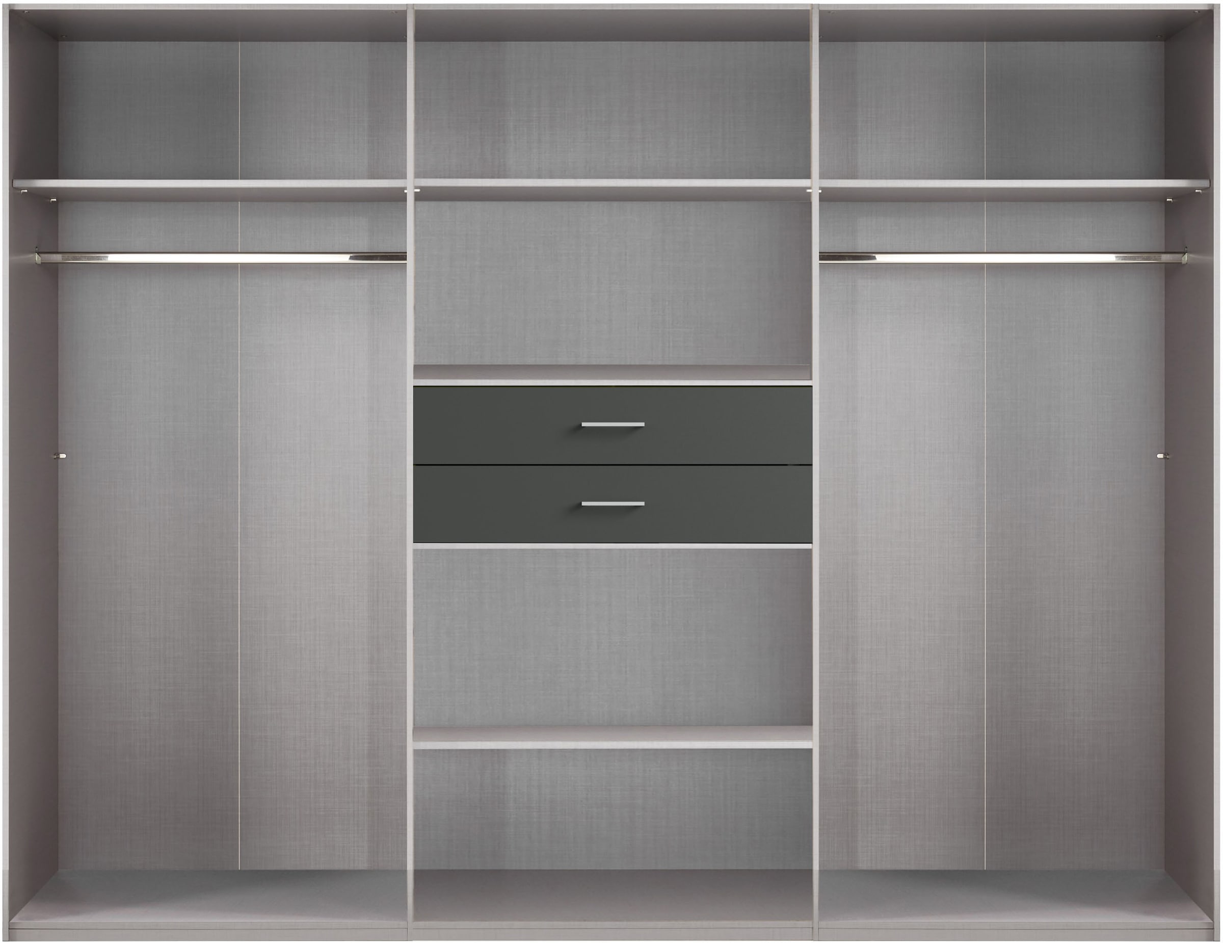 Wimex Kleiderschrank »Diver Drehtürenschrank mit Spiegel, 180, 225 o. 270cm breit«, Bestseller Schlafzimmerschrank wahlweise 3 Innenausstattungen