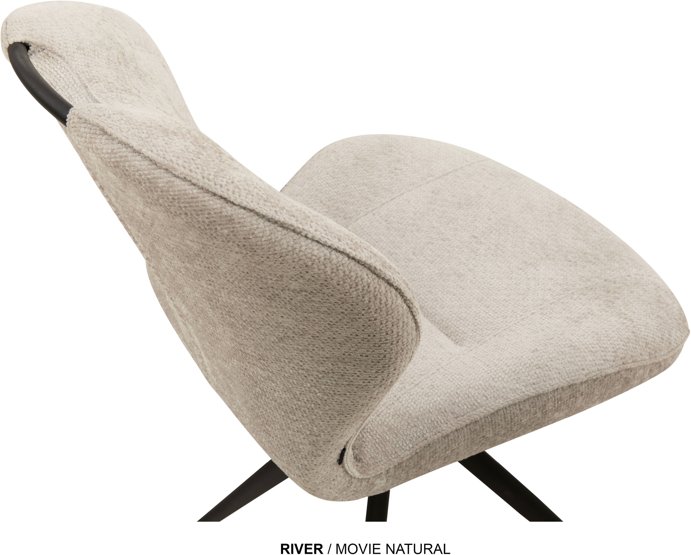 OMG Design Esszimmerstuhl »River« (Set) 2 Stk.Drehstuhl mit auto-return, mit Handgriff