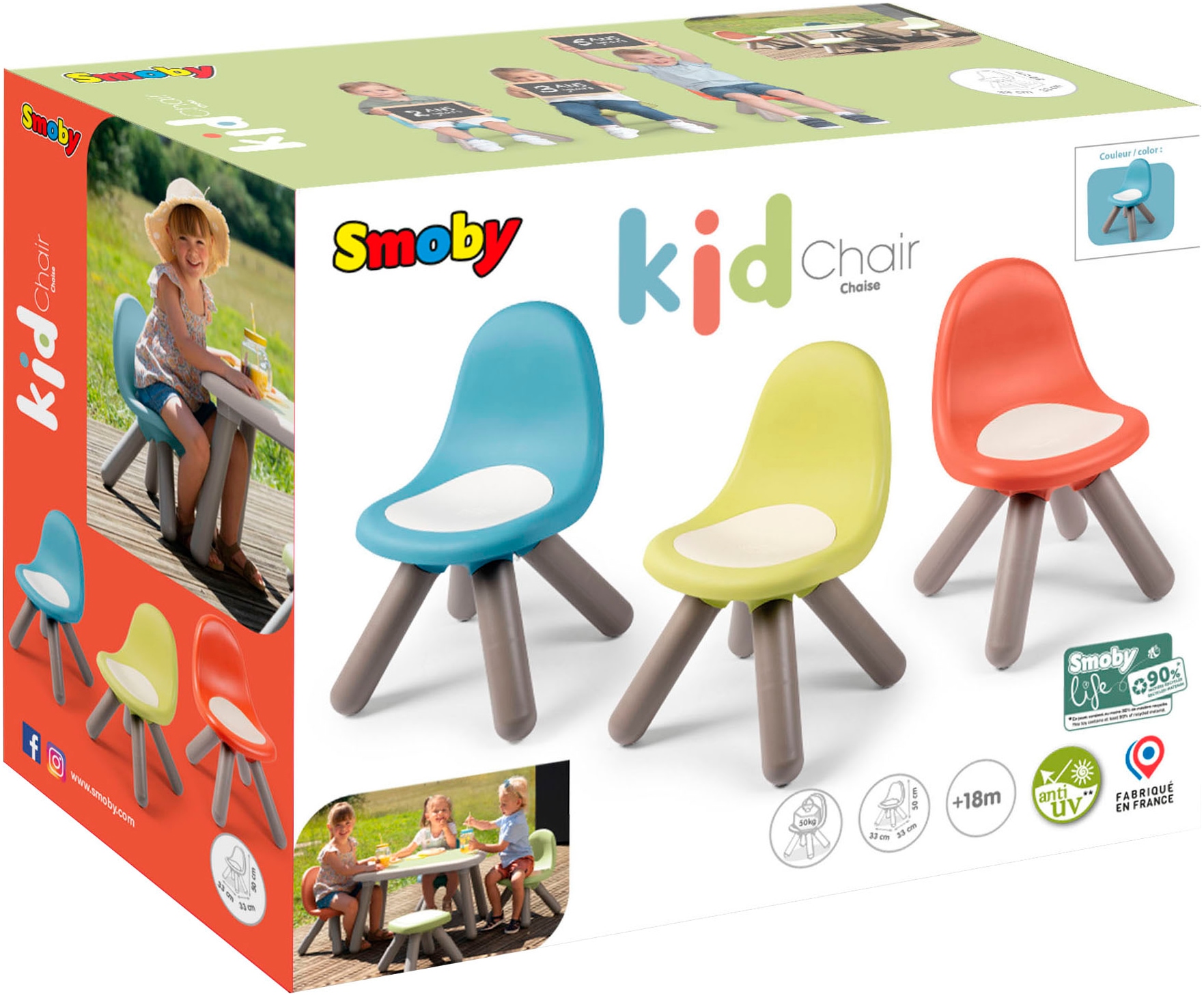 Smoby Kinderstuhl »Smoby Life, Kid« () Made in Europe