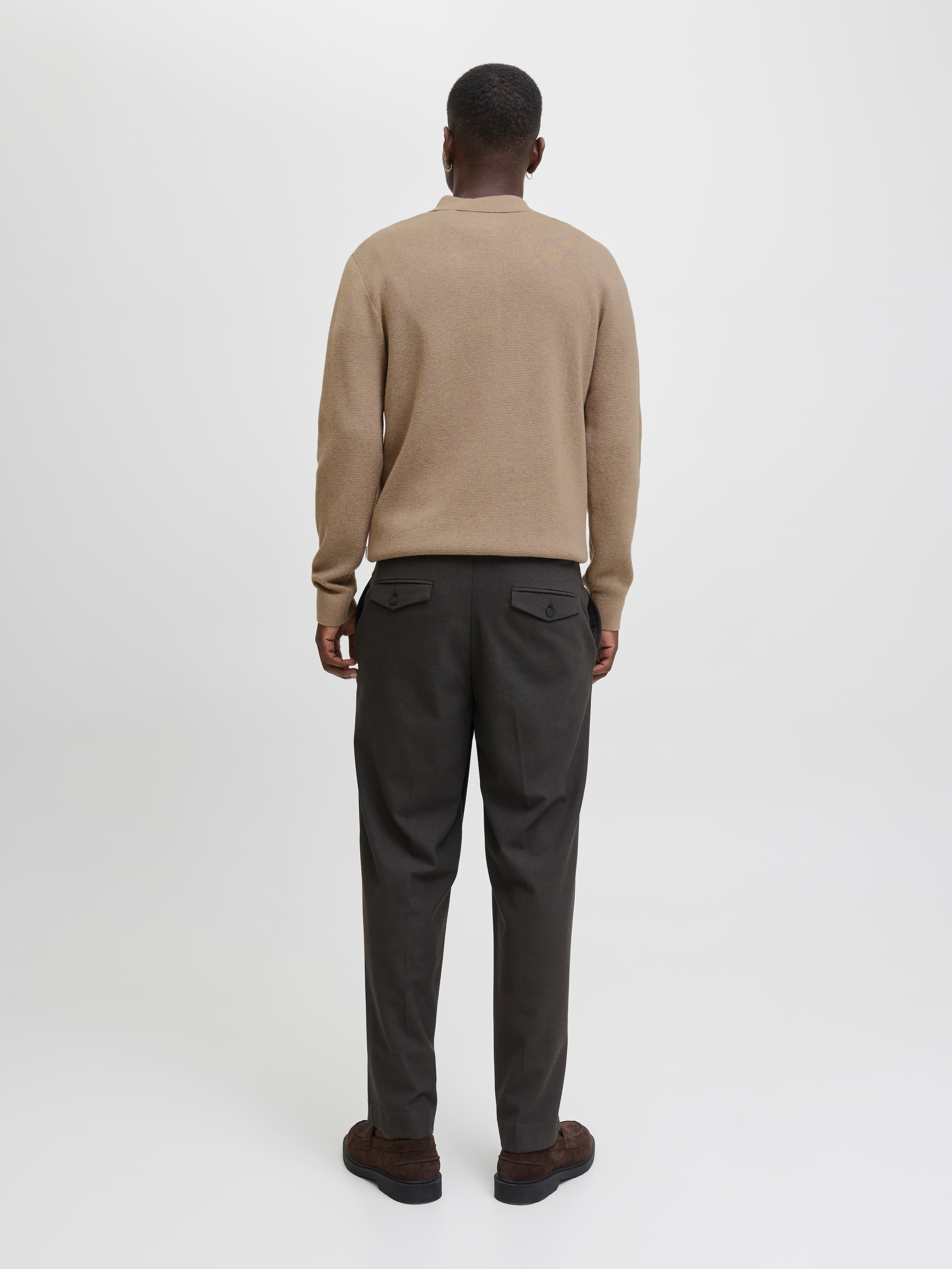 Jack & Jones Polokragenpullover »JPRBLAMILANO STITCH KNIT ZIP POLO SN«