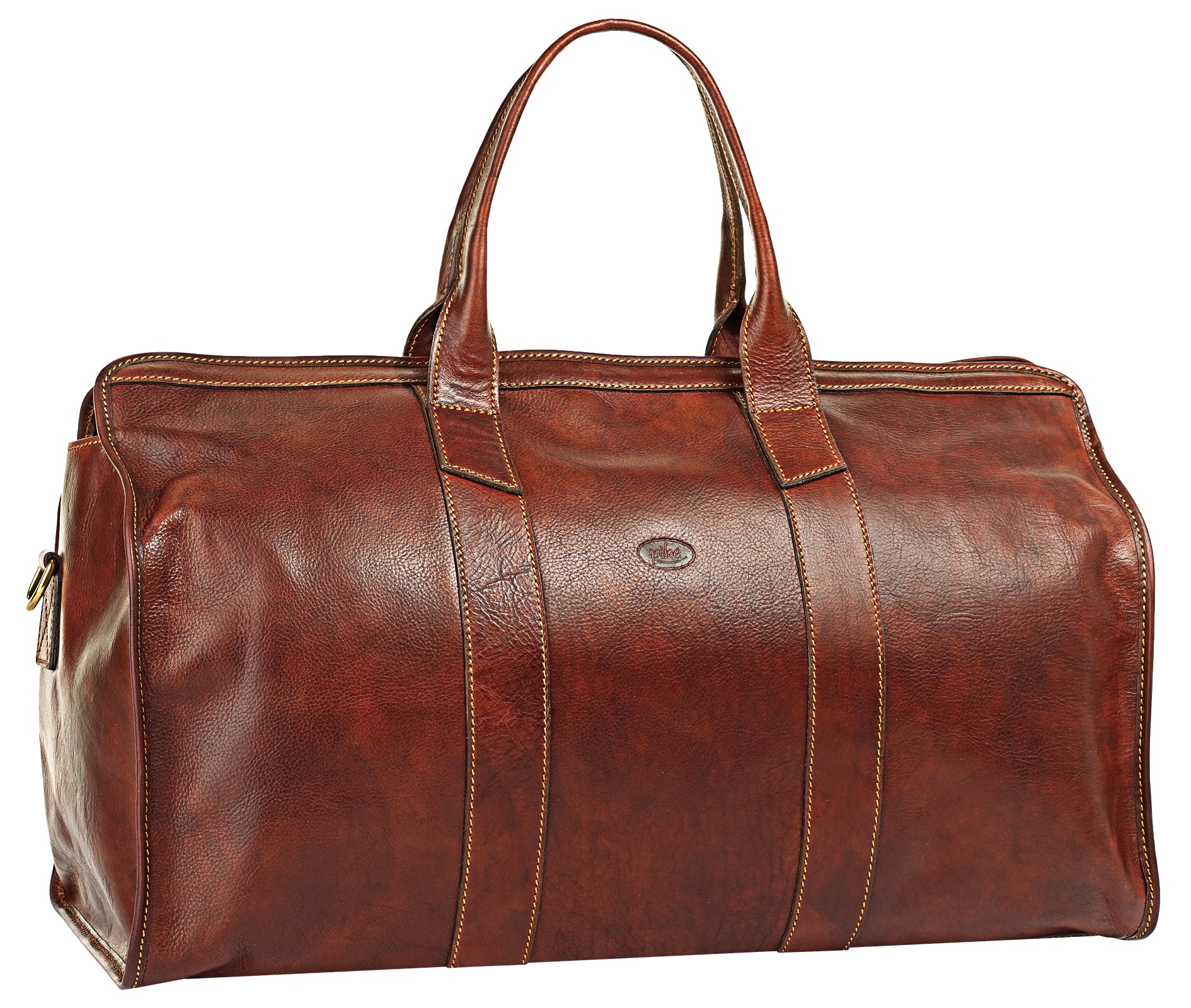 Piké Reisetasche, echt Leder, Made in Italy