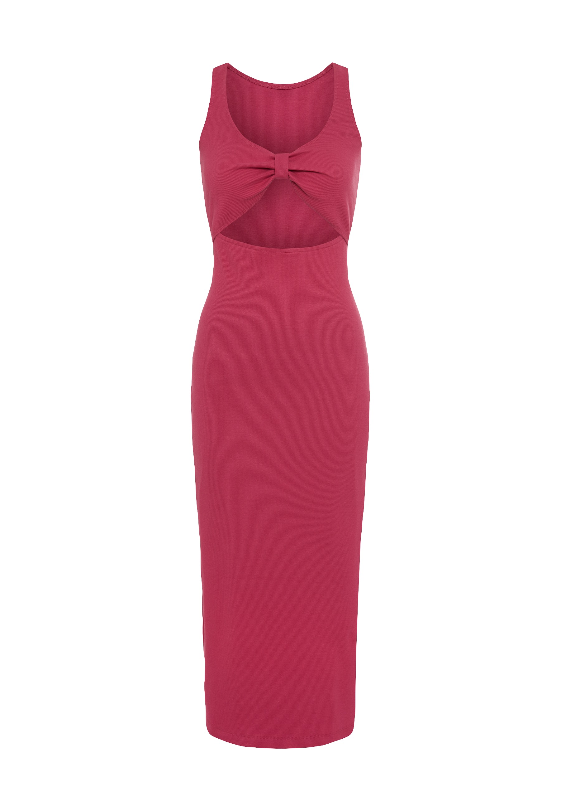 LSCN by LASCANA Midikleid, aus weicher Rippware