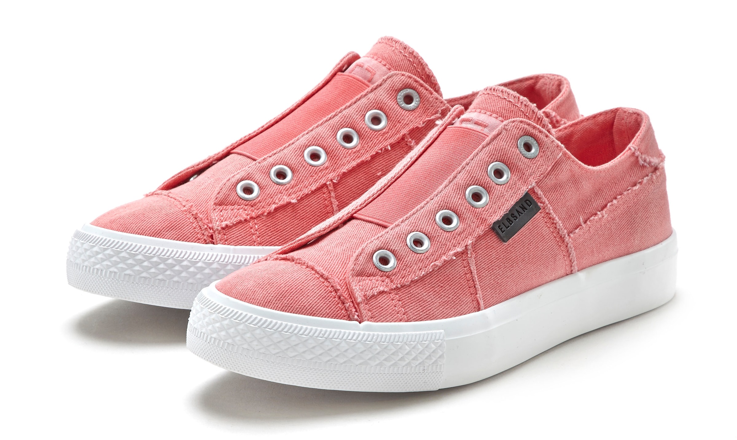 Elbsand Sneaker »Halbschuh, Slipper, Freizeitschuh,«, aus Textil zum Reinschlüpfen mit elastischem Einsatz