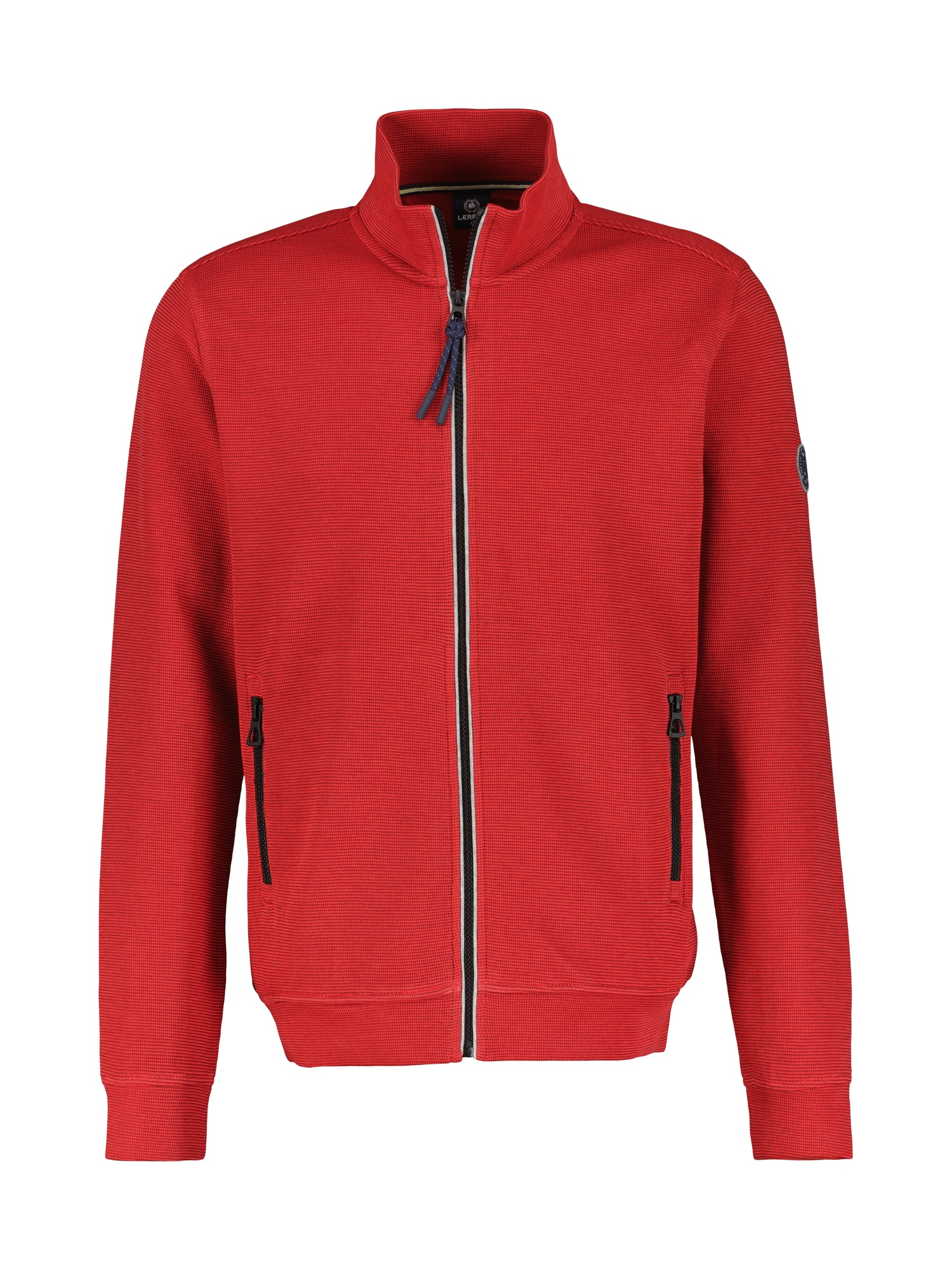 LERROS Sweatjacke »LERROS Unifarbene Sweatjacke für Herren«