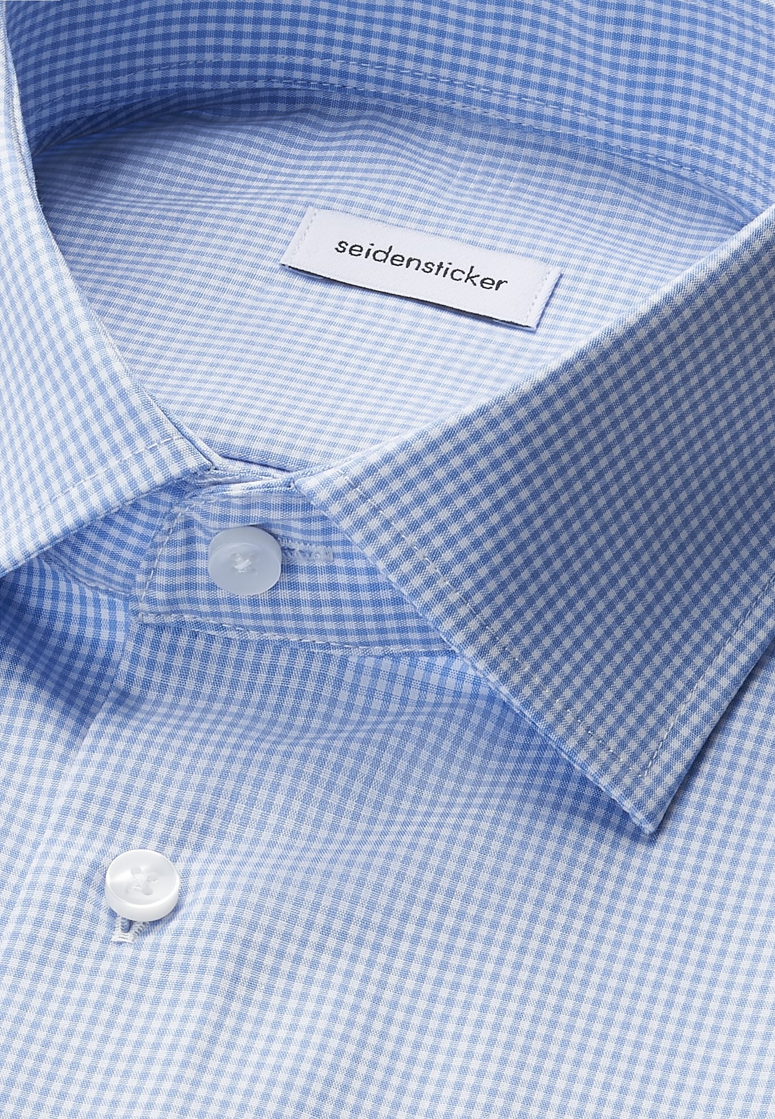 seidensticker Businesshemd »Schwarze Rose« Regular 1/1 Kentkragen Karo