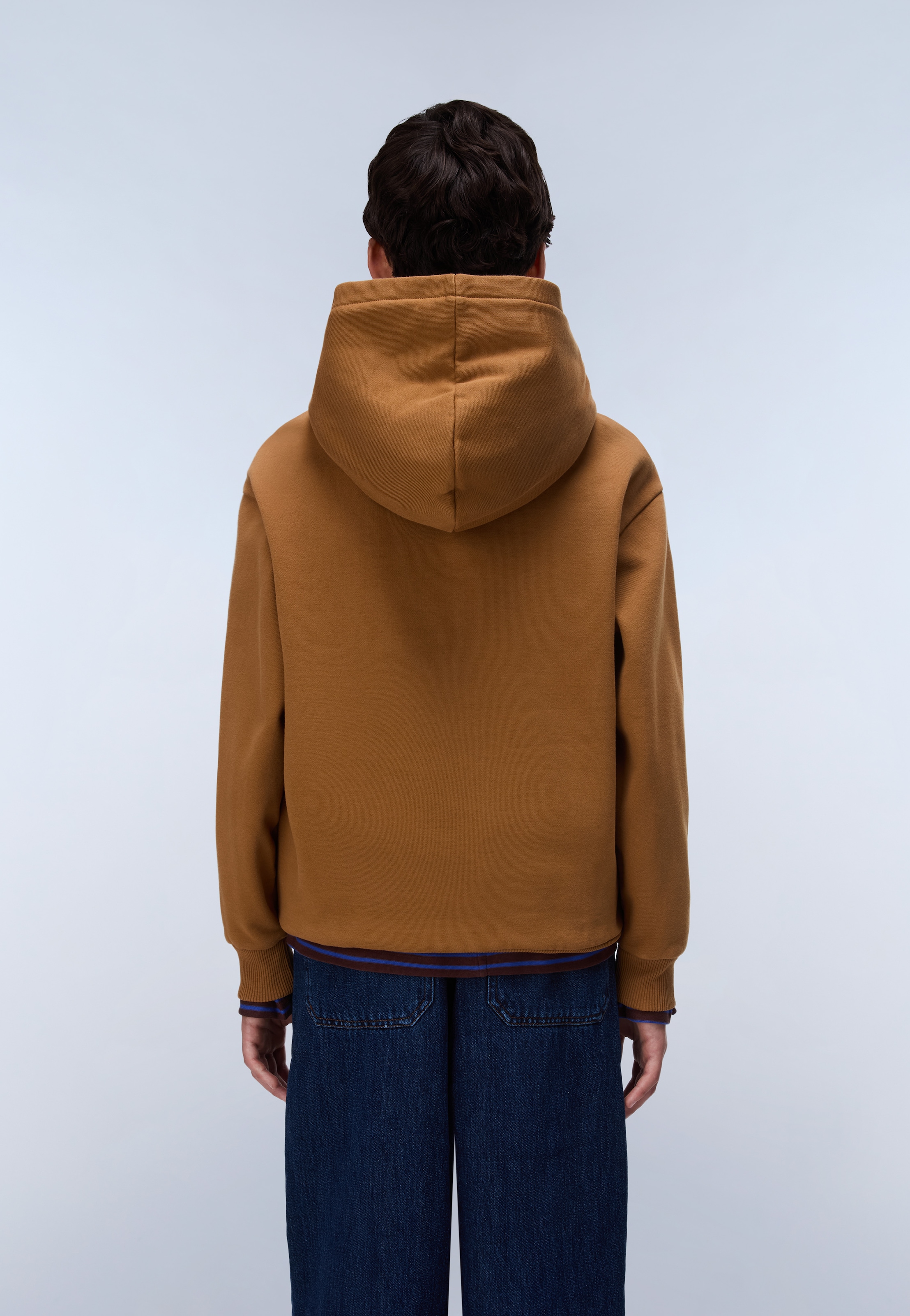Napapijri Kapuzensweatshirt »K B-NEW BOX LOGO H W BLU MARINE«, für Jugendliche geeignet, aus Baumwolle und Polyester, normale Länge
