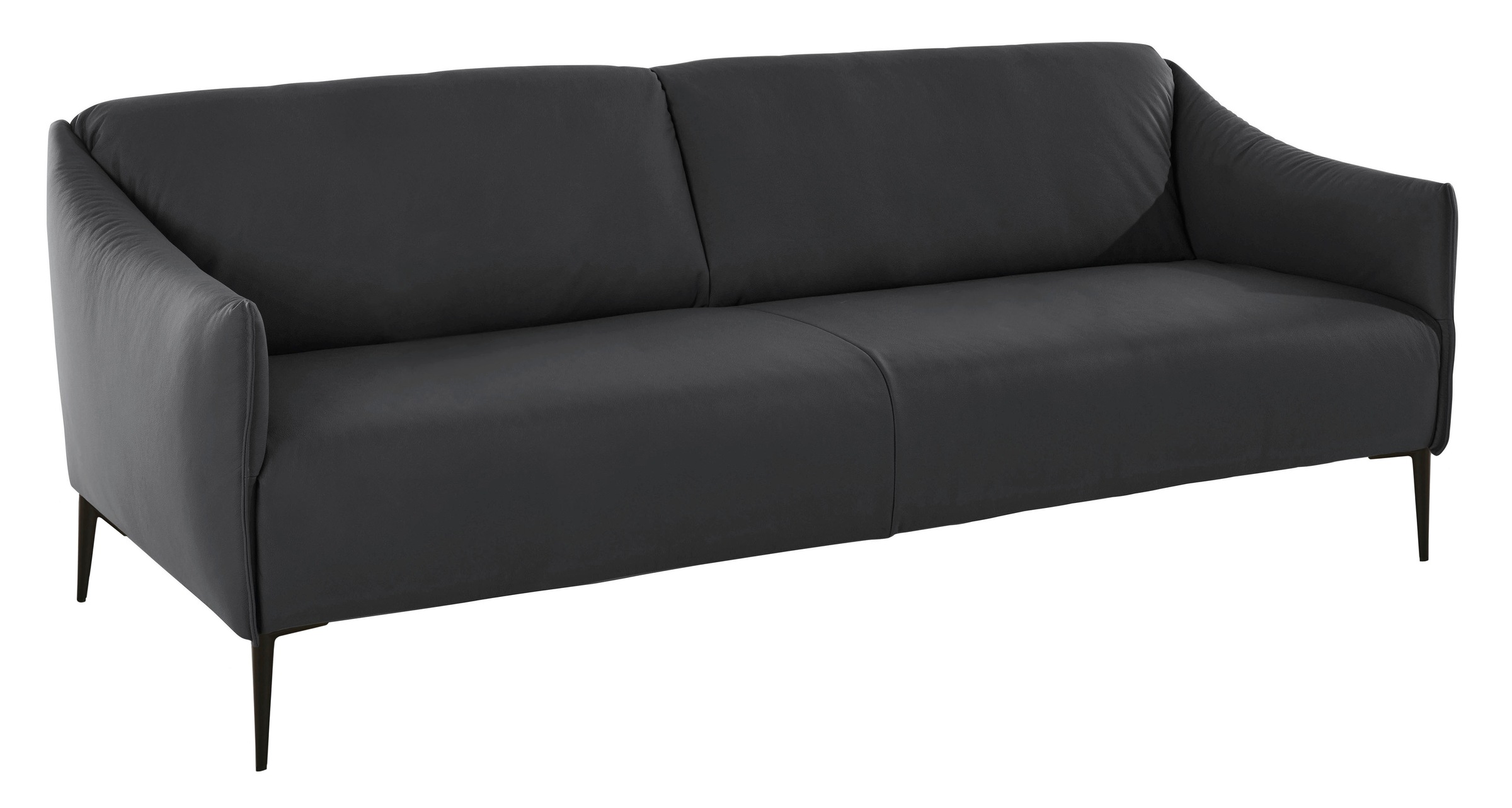 W.SCHILLIG 2,5-Sitzer »sally«, mit Metallfüßen in Schwarz pulverbeschichtet, Breite 194 cm