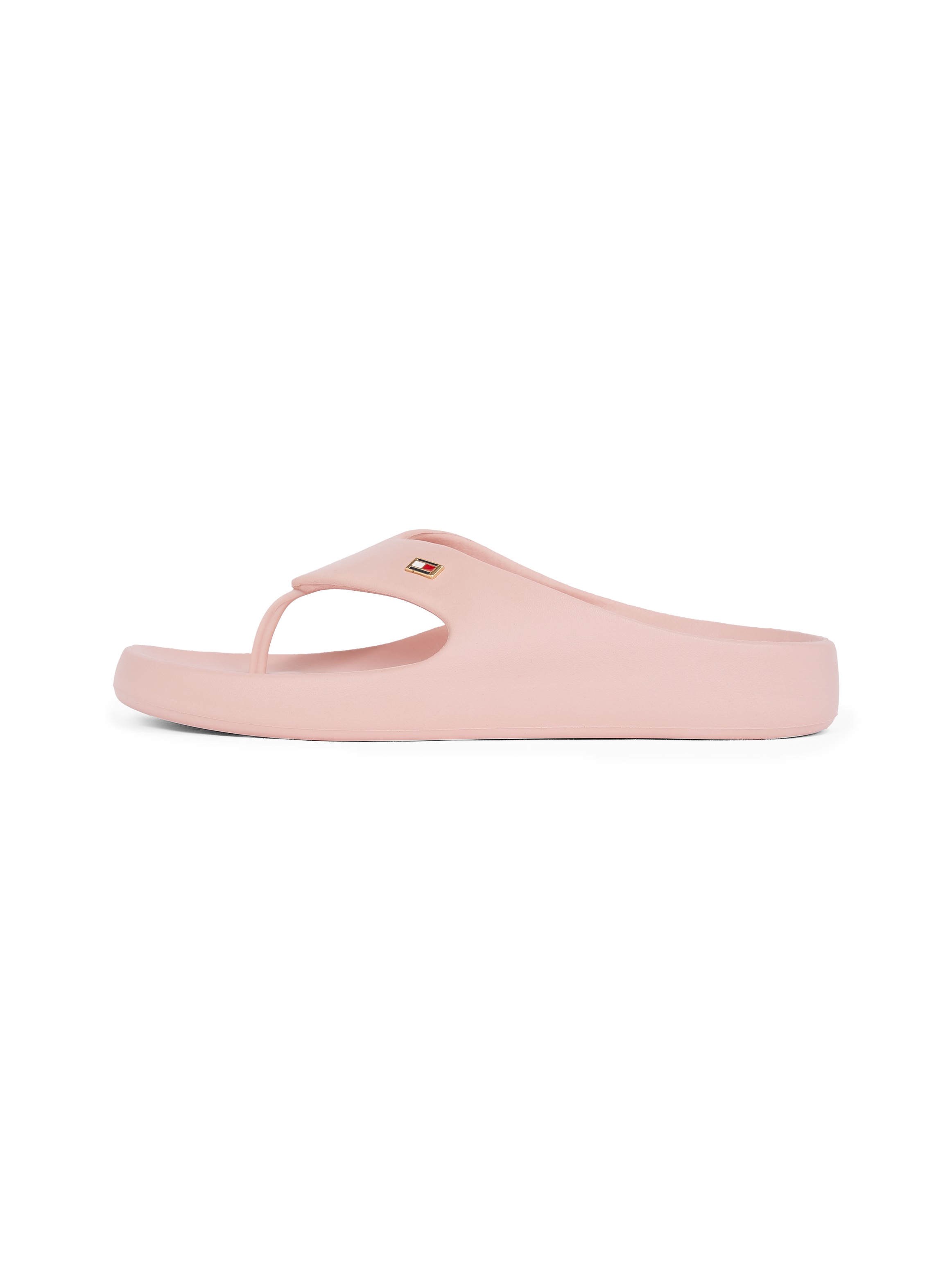Tommy Hilfiger Zehentrenner »TH COMFORT BEACH SANDAL«, Dianette, Sommerschuh, Bequemschuh mit kleiner Logostickerei