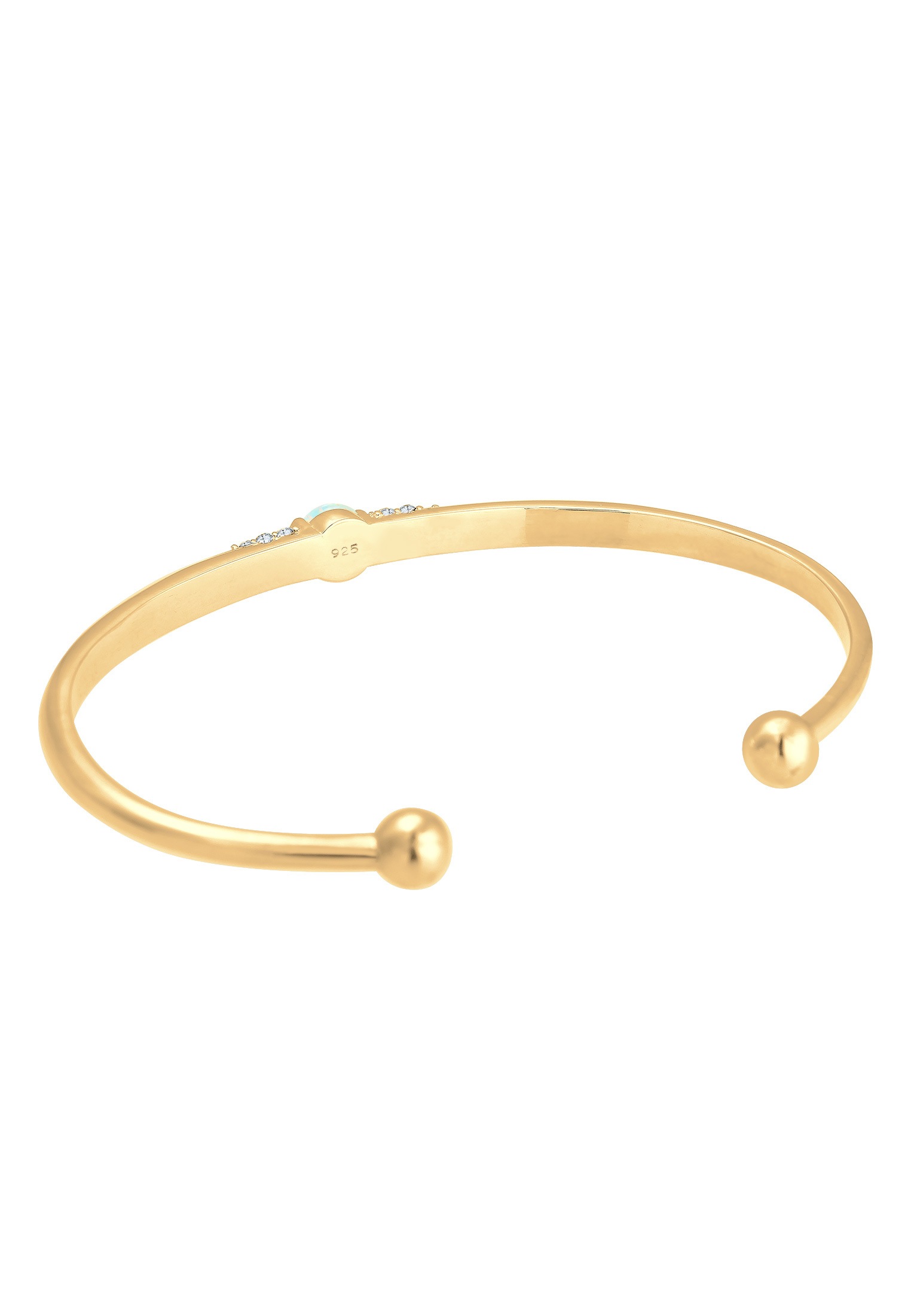 Elli Premium Armreif »Armband Elli PREMIUM Armband Armreif Offen Opal Kristall 925 Silber«
