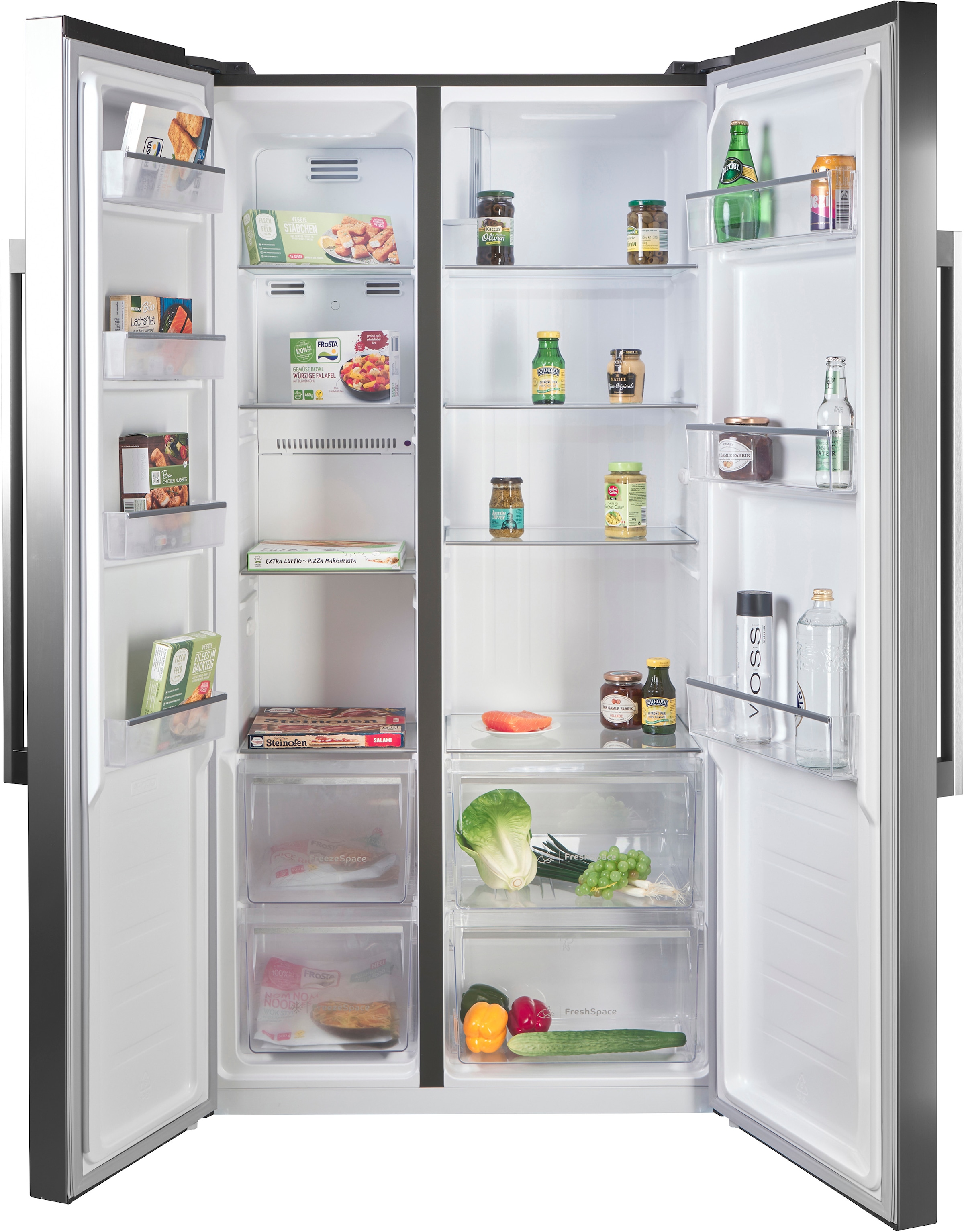 Privileg Side-by-Side »PRGF 6441 XP4E« 177 cm hoch 91 cm breit nie wieder Abtauen Dank TotalNoFrost, elektronische Temperaturregelung