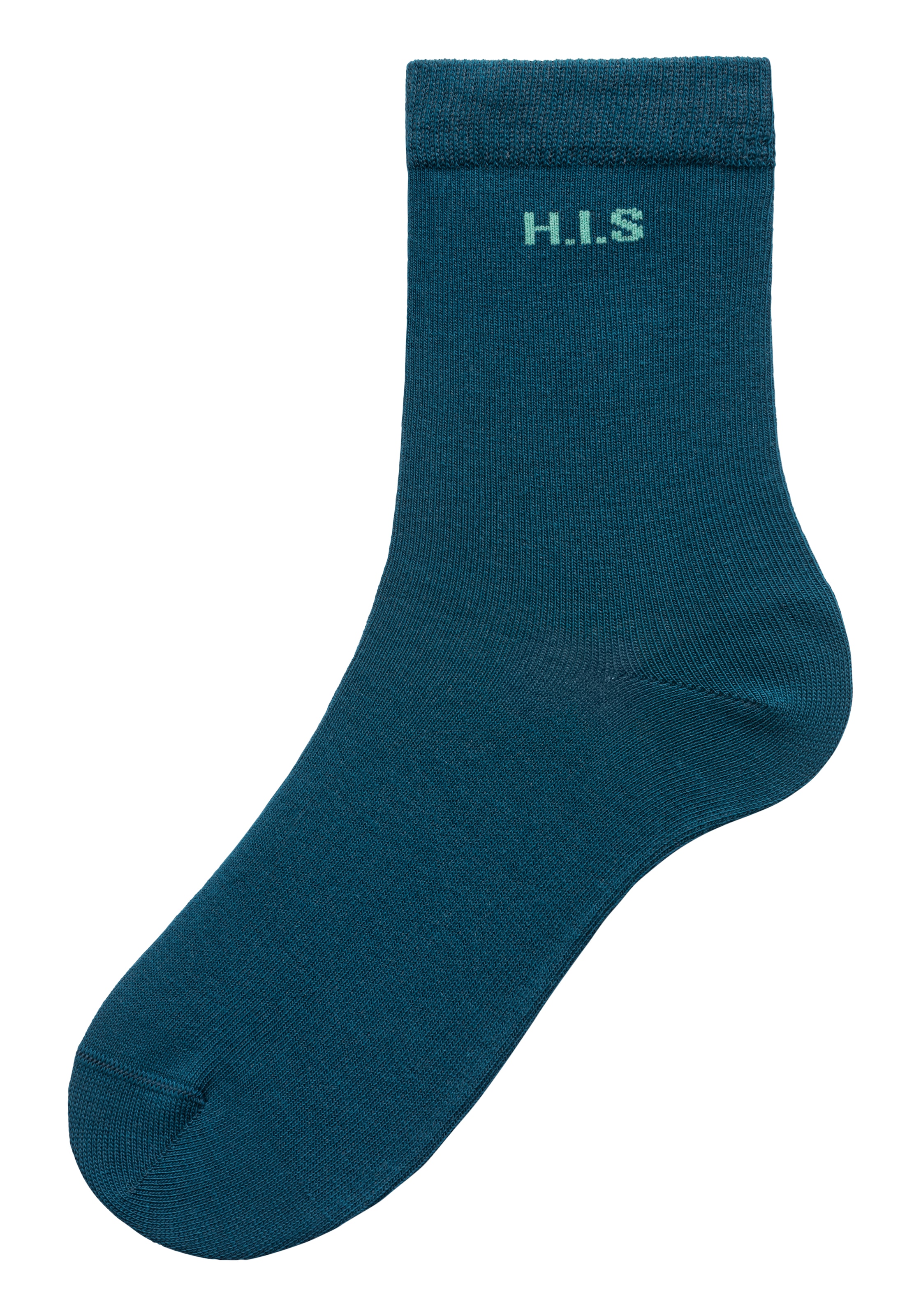 H.I.S Socken, (Packung, 16 Paar), mit eingestricktem Markenlogo