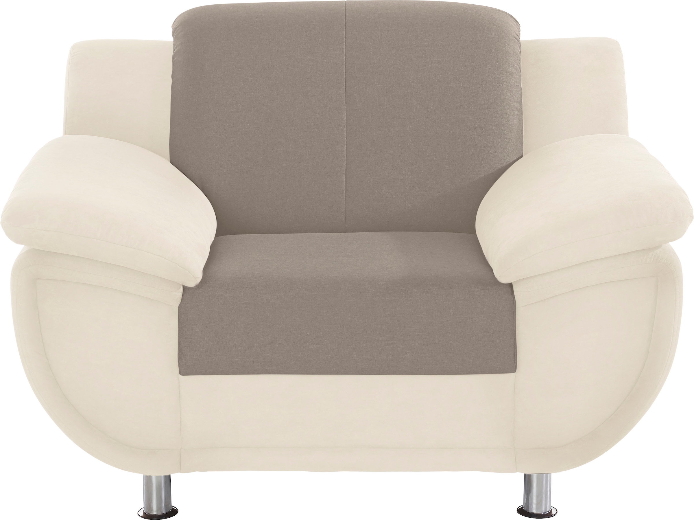 TRENDMANUFAKTUR Sessel »Rondo 3, Loungesessel« wahlweise mit komfortablem Federkern, mit extra breiten Armlehnen