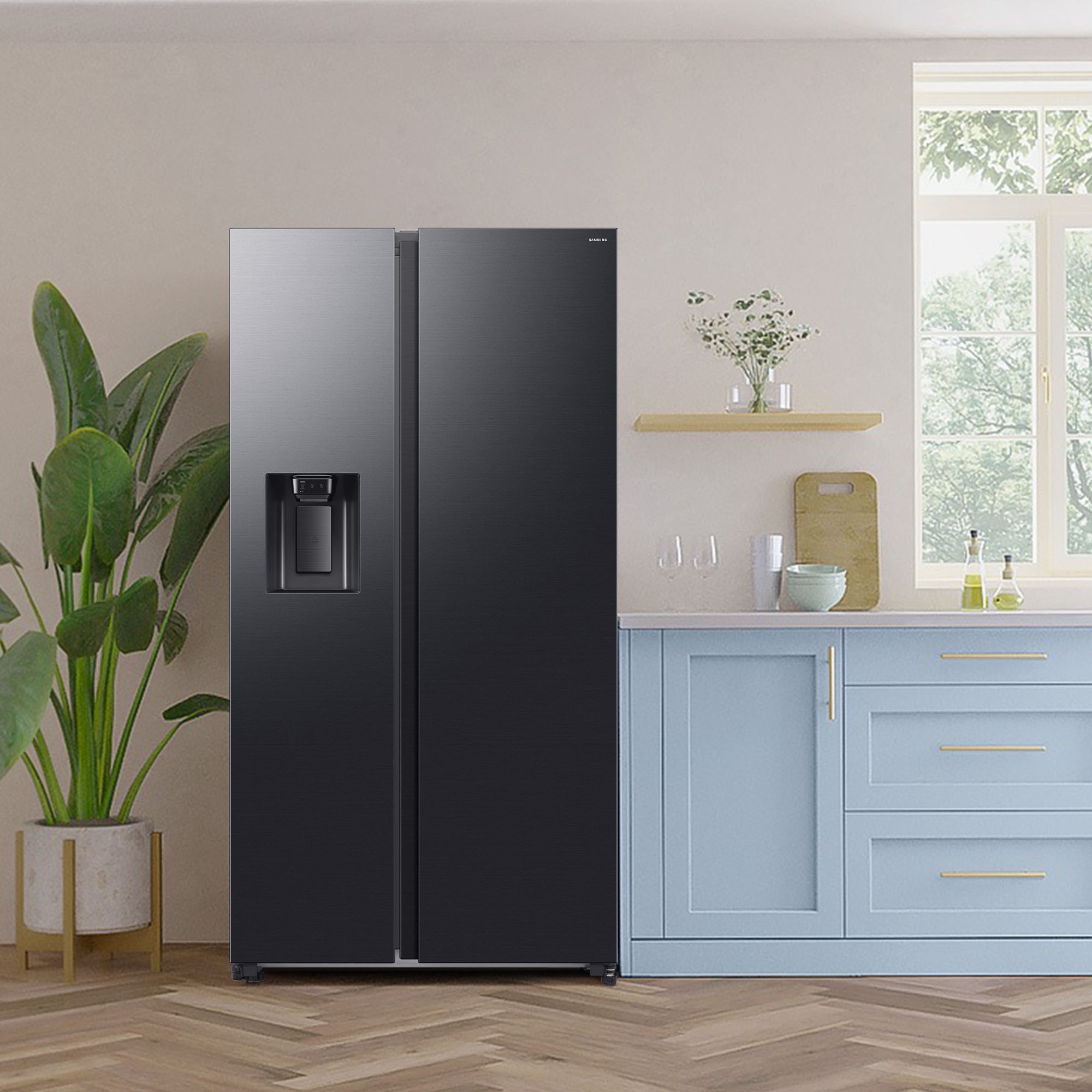 Samsung Side-by-Side RS70F »RS70F65KDF« 178 cm hoch 91,2 cm breit