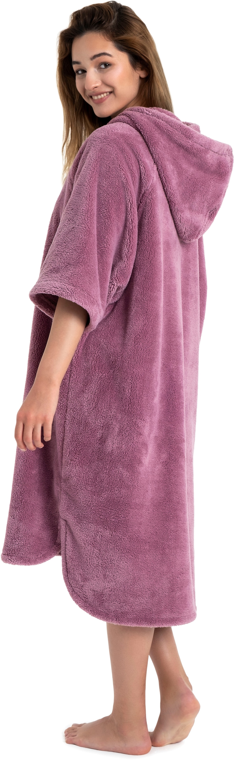 my home Badeponcho »Lillou«, (1 St.), weich und kuschelig, Unisex, für Damen und Herren, Surfponcho