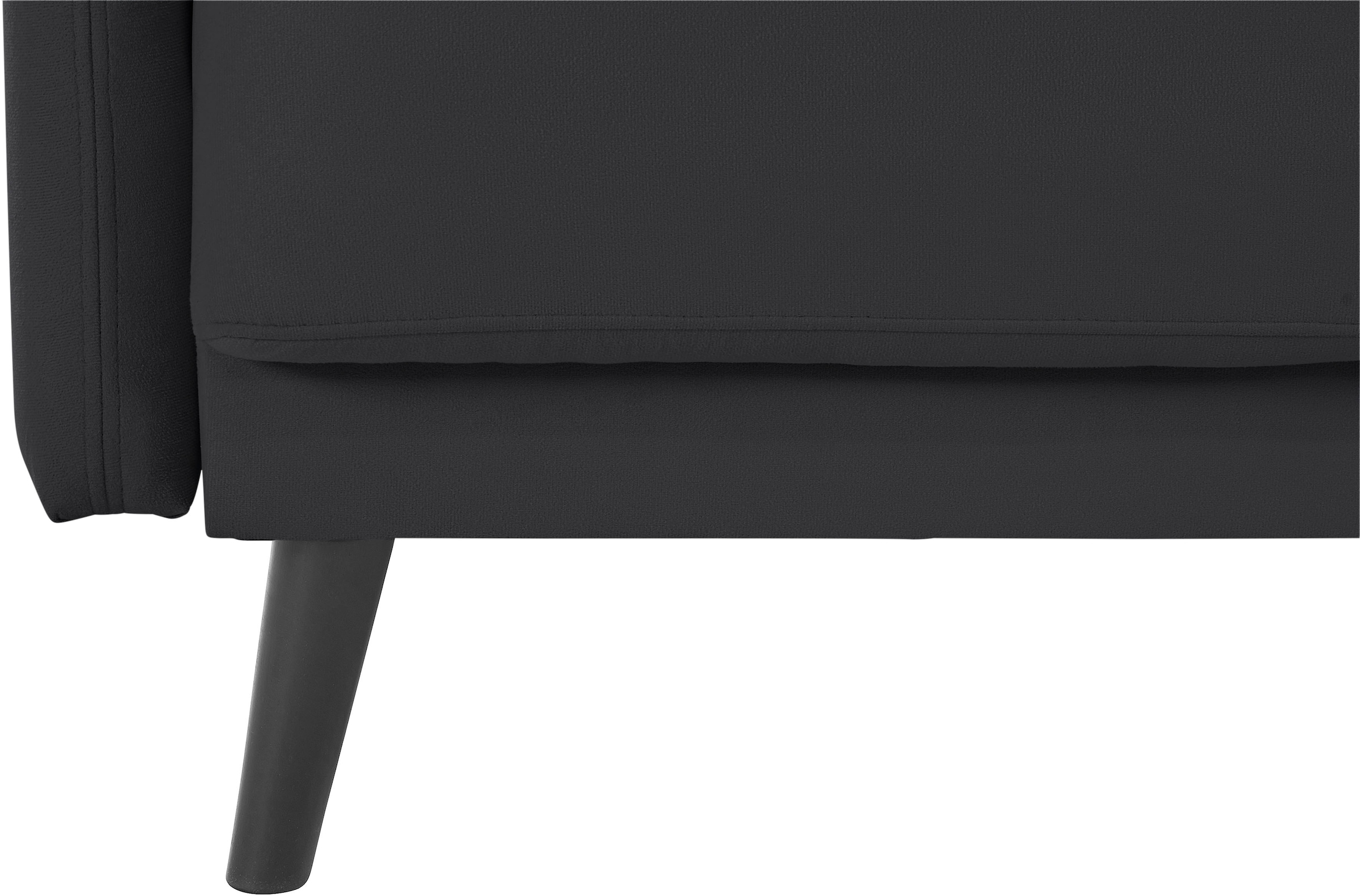 INOSIGN Schlafsofa »Emily«, incl. Bettfunktion und Bettkasten, Seitentache im Armteil, Federkern