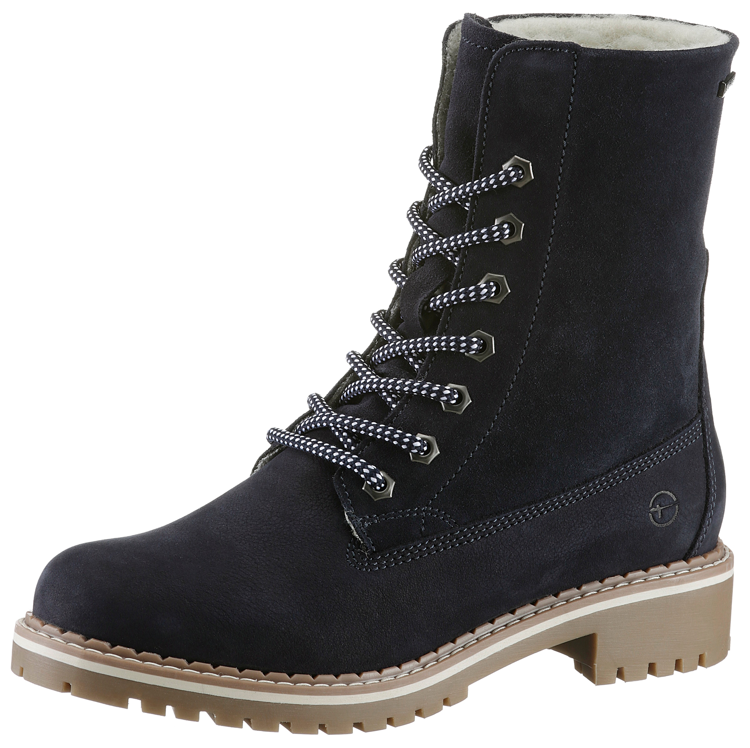 Tamaris Winterboots, Blockabsatz, Winterstiefelette, Schnürboots mit DUO-TEX-Ausstattung