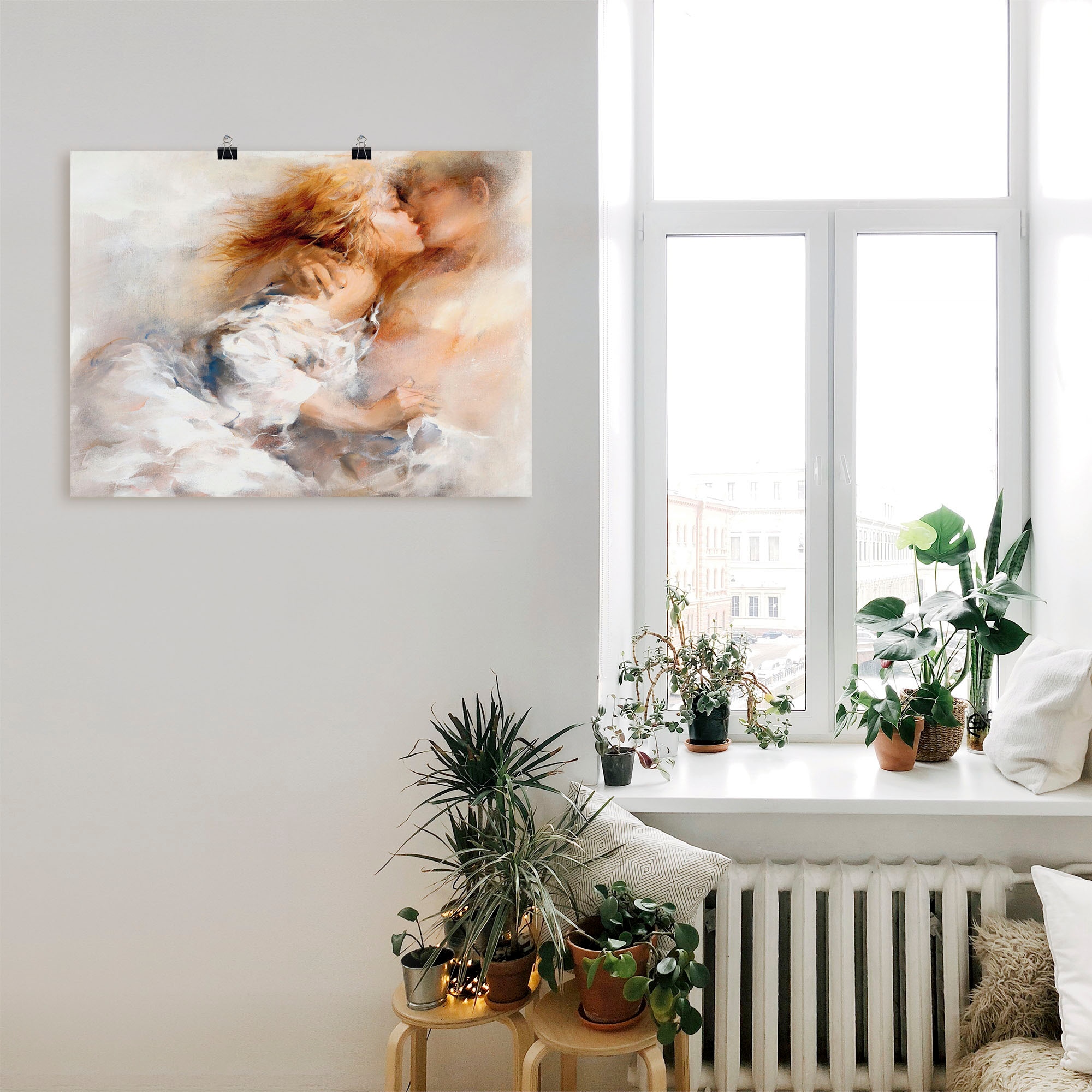 Artland Wandbild »Leidenschaftlich« Paar 1 Stk. tlg. als Leinwandbild, Poster in verschied. Größen