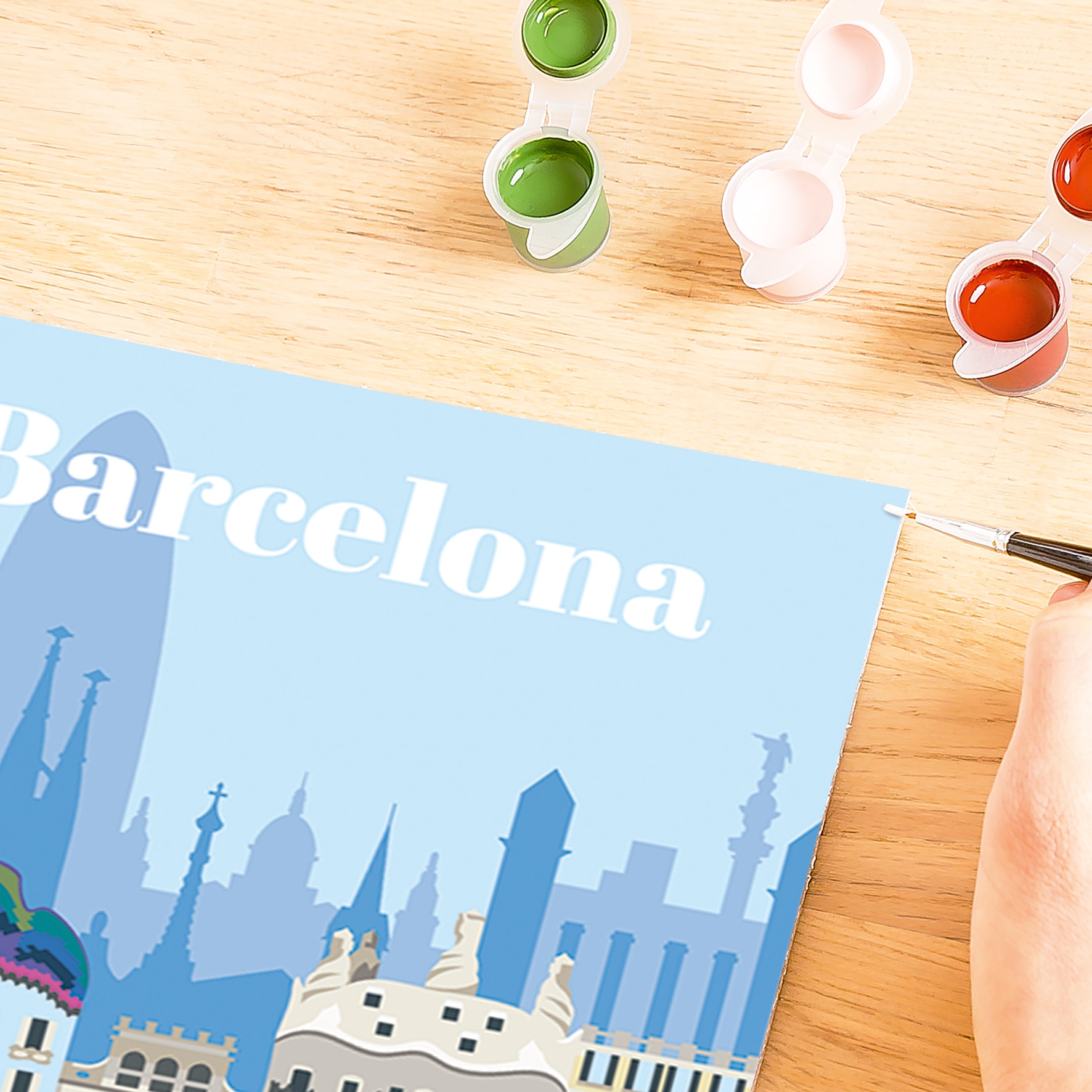 Ravensburger Malen nach Zahlen »CreArt, Farbenfrohes Barcelona« Made in Europe