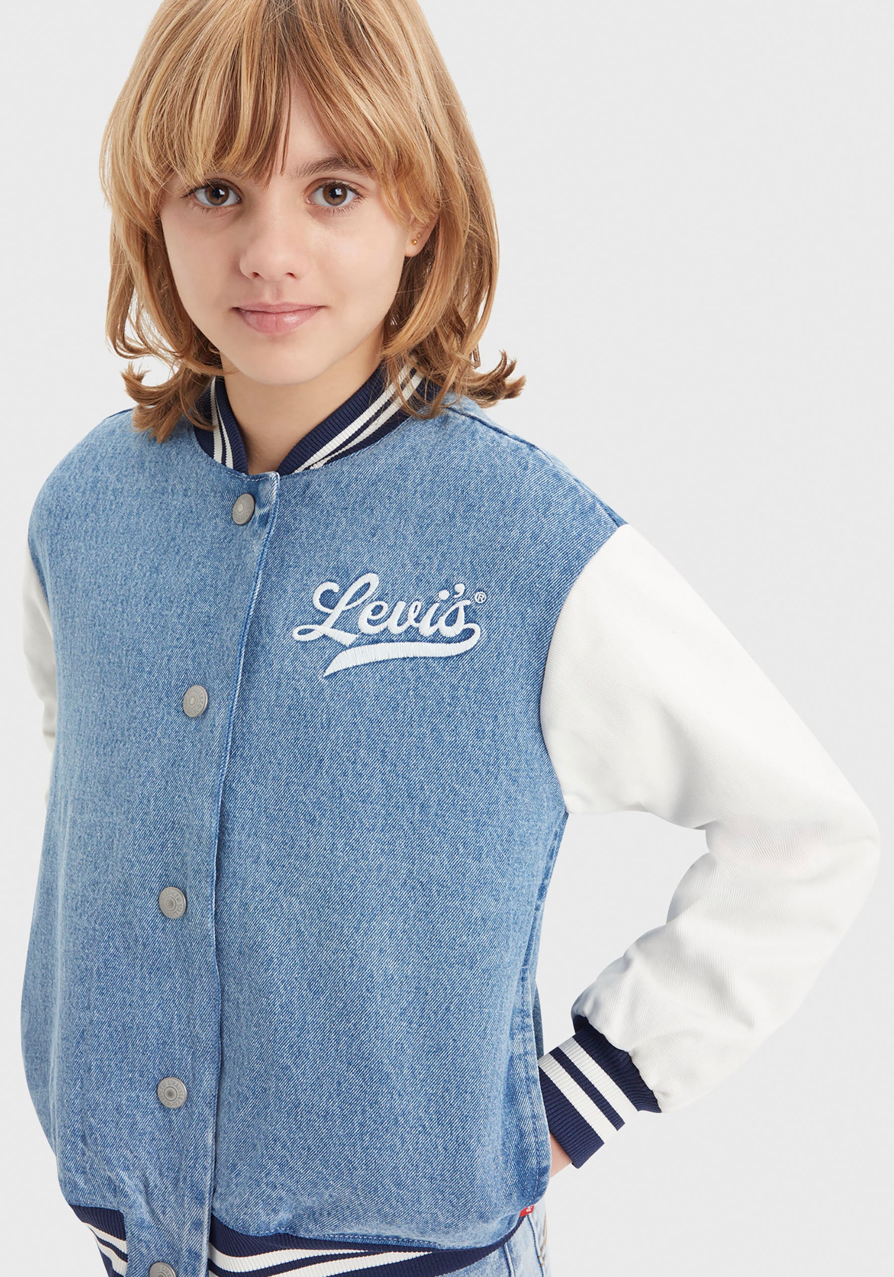 Levi's® Kids Bomberjacke »LVG DENIM BOMBER JACKET«, for GIRLS