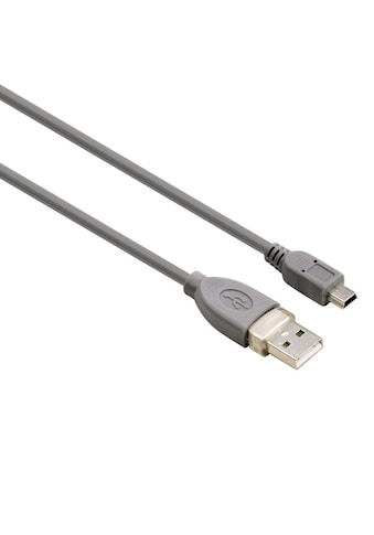 Hama USB-Kabel »USB-Kabel«, USB Typ A, Mini-USB, 25 cm, geschirmt, Grau, 0,25 m kaufen