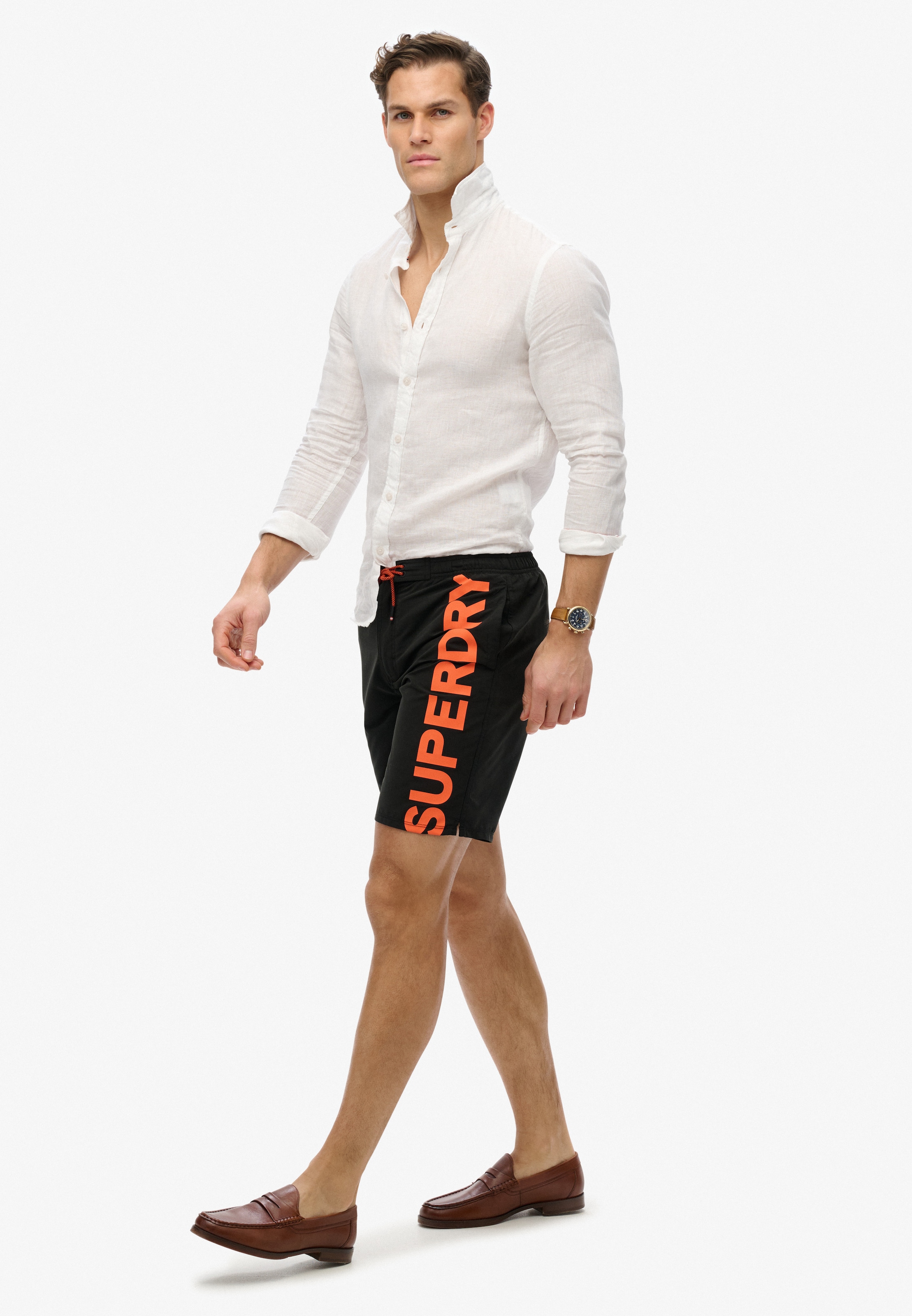 Superdry Badeshorts »CLASSIC 19 LOGO BOARDSHORT«