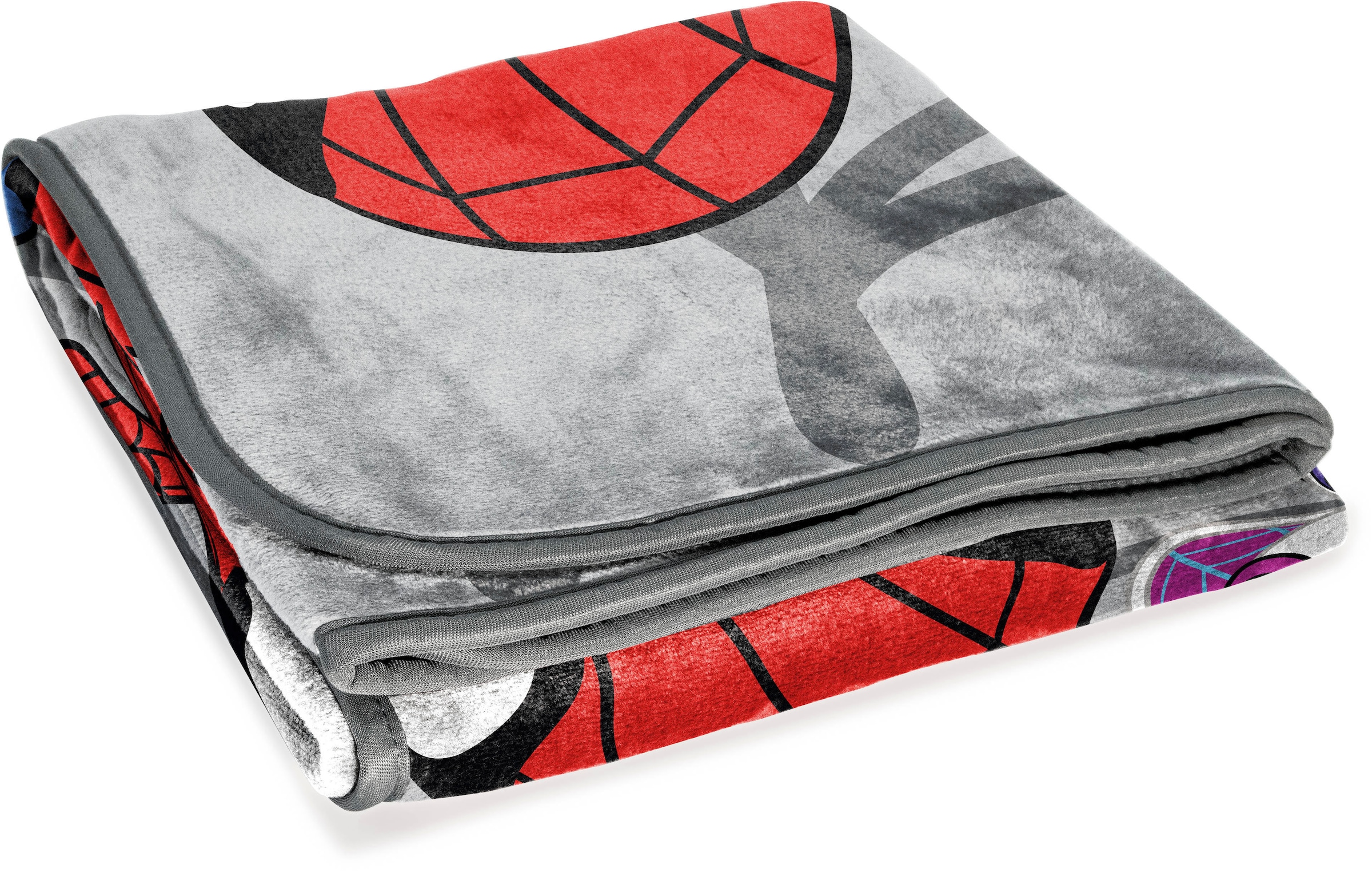 MARVEL Kinderdecke »Marvel Spidey 130 x 150 cm« mit Miles Morales & Ghost ESider Gwen