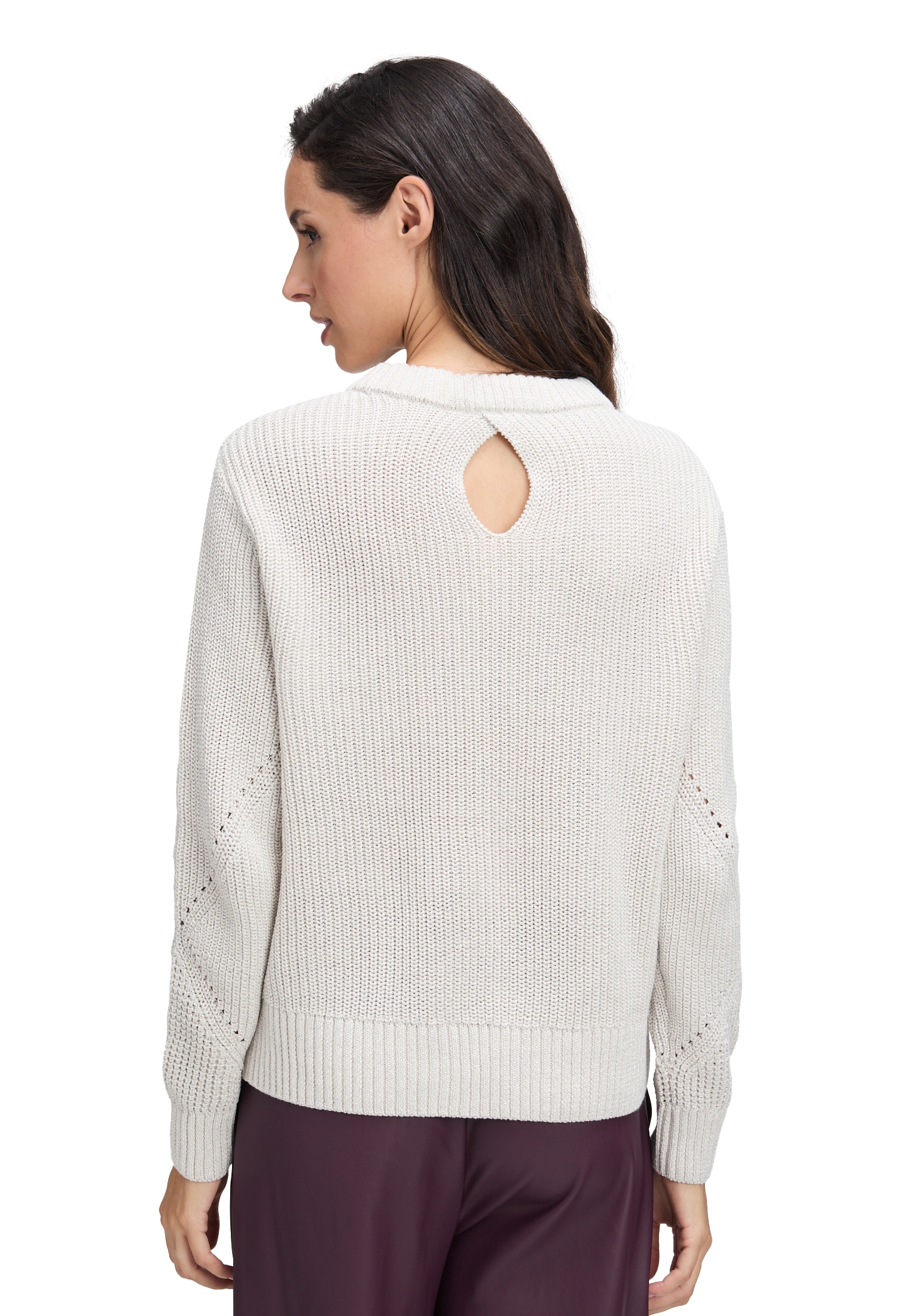 Betty&Co Strickpullover »Strickpullover mit Lurexfaden«