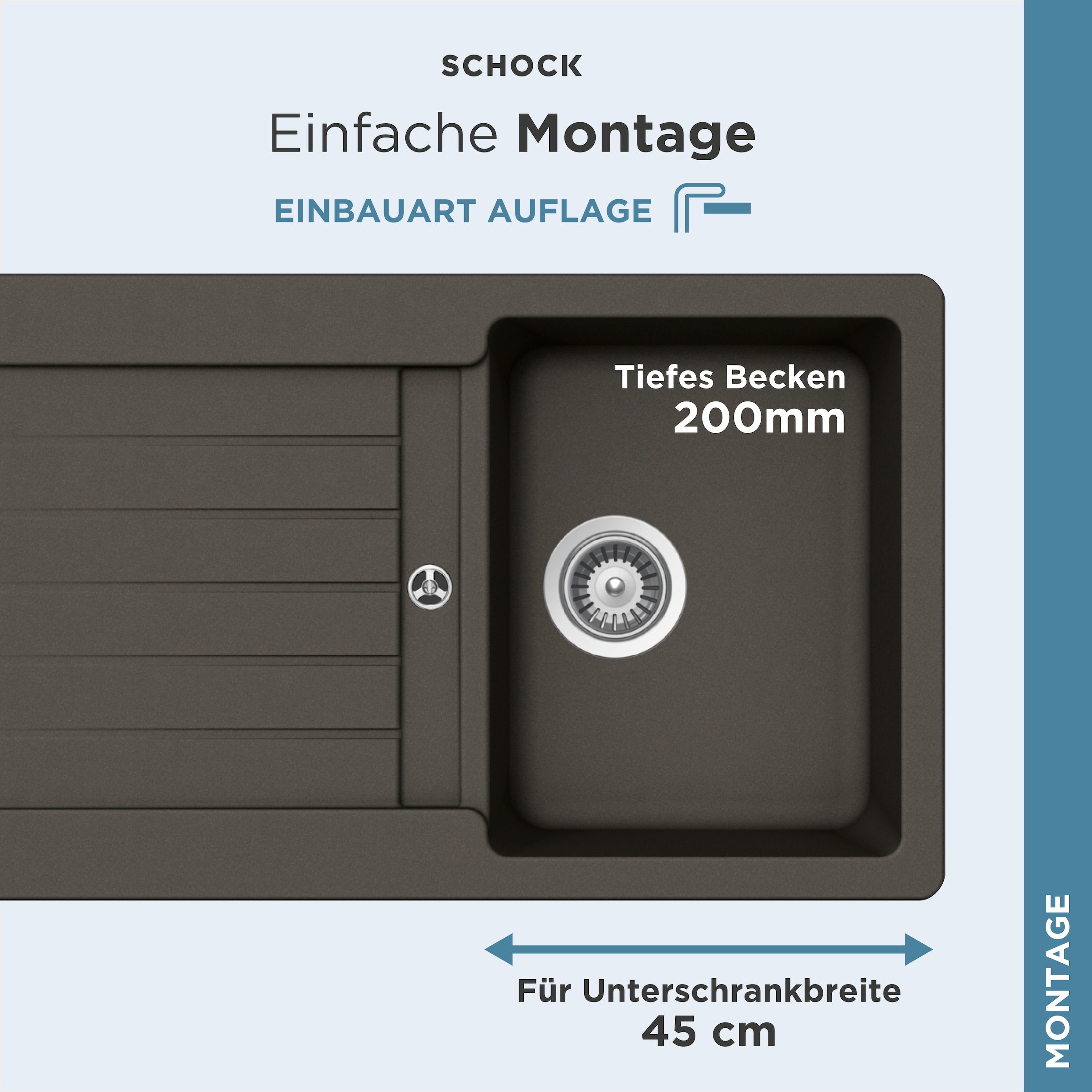 Schock Granitspüle »Typos D-100«